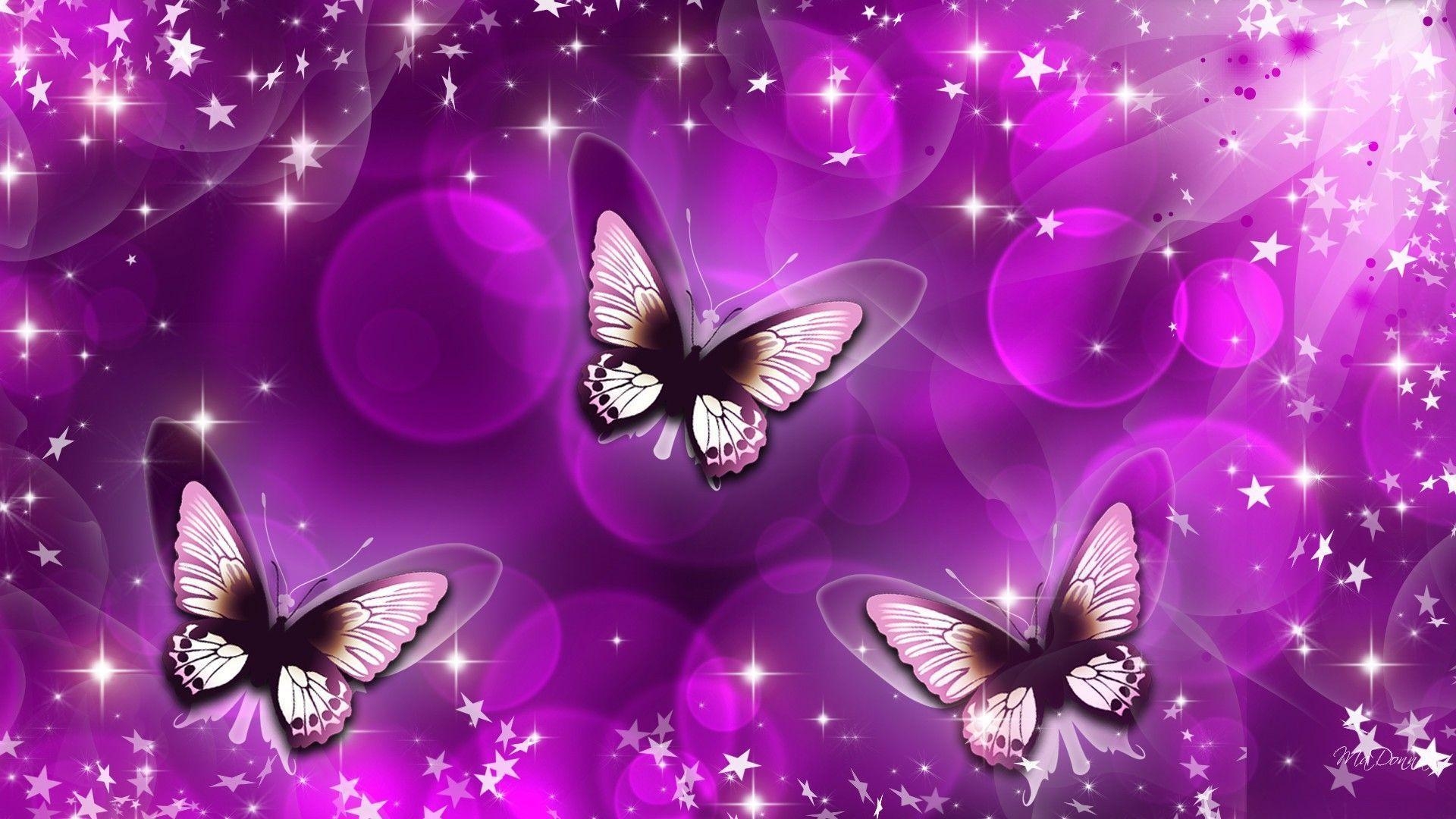 1920x1080 Butterfly Purple Art Wallpaper Wallpaper. Cool, Desktop