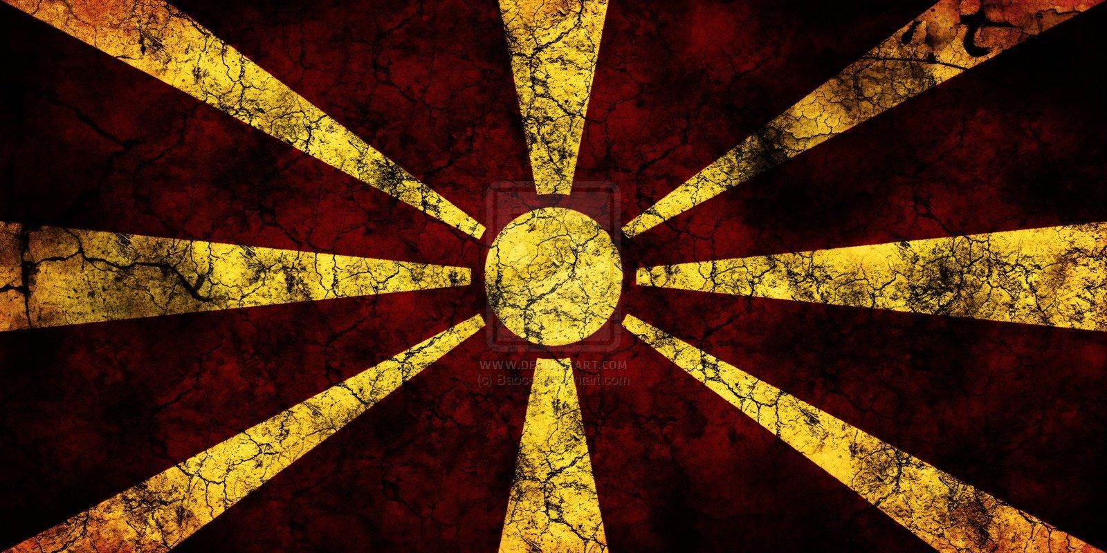 1600x800 Flag of the Republic of Macedonia HD Wallpaper. Background, Dual Screen