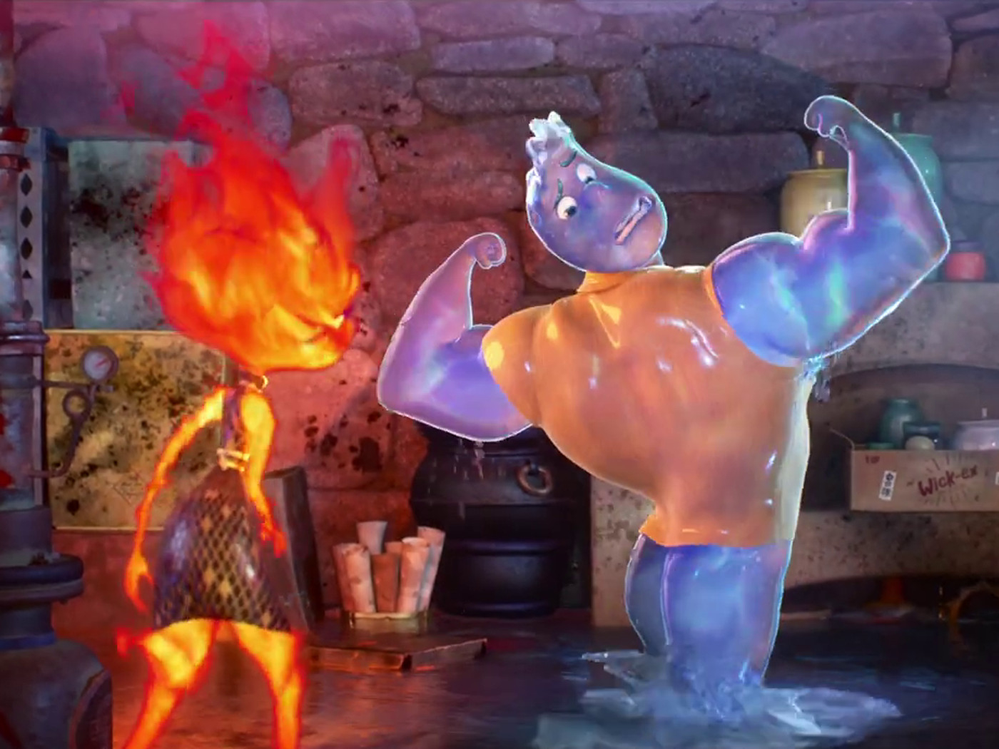 1400x1050 Elemental Trailer: A Full Blown Pixar Romcom Releases This Summer, Desktop