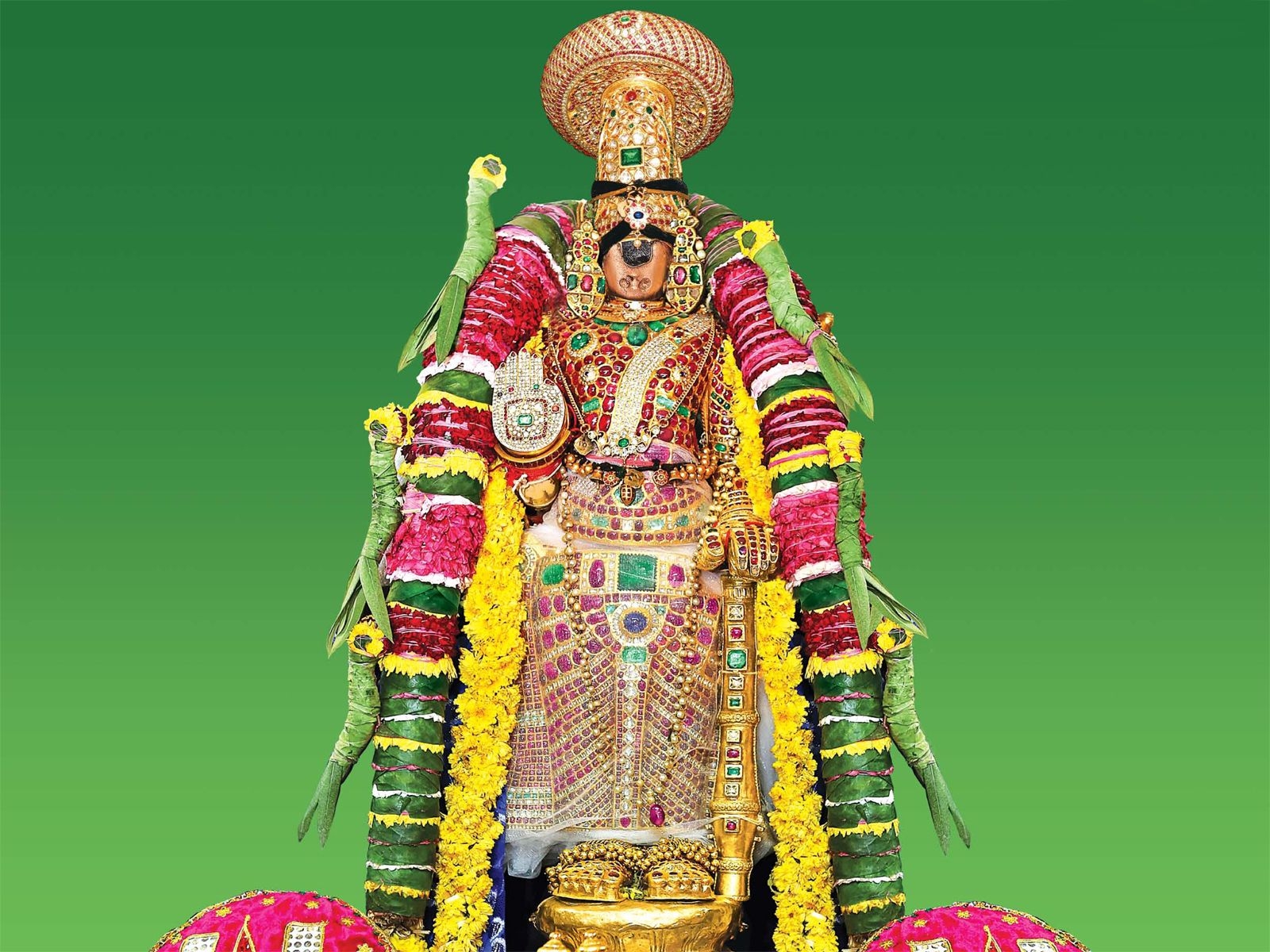 1600x1200 Sri Namperumal in Srirangam temple. Photo wallpaper, Navratri image, HD photo, Desktop