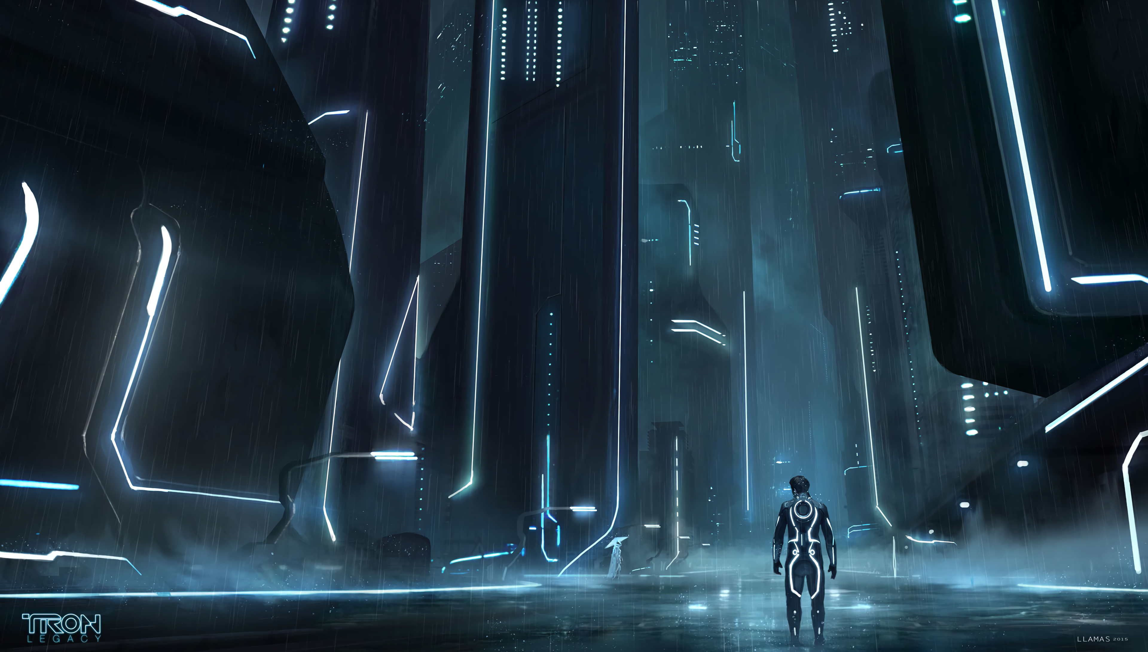 3840x2190 The Grid Tron Legacy Wallpaper 4K, Desktop