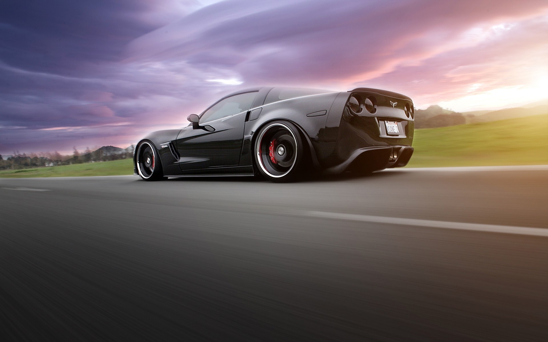 1920x1200 Black corvette, Desktop