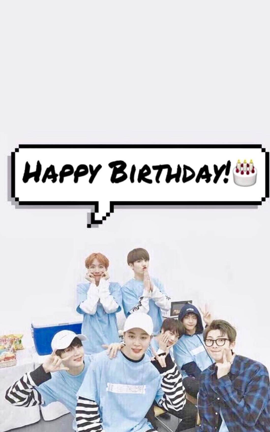 1100x1760 Bts Happy Birthday Wallpaper, Phone