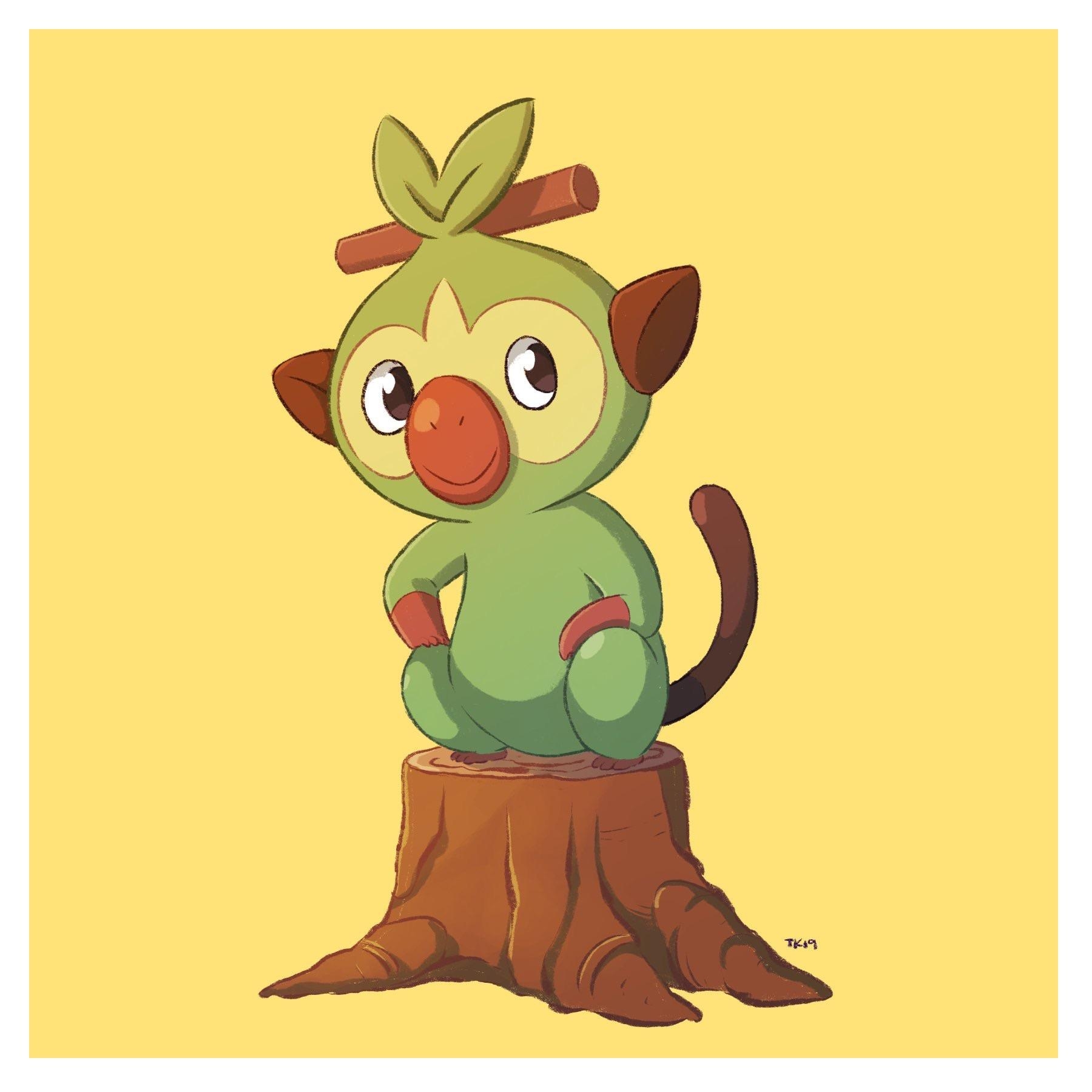 1800x1800 I drew a quick Grookey after the direct this morning, Phone