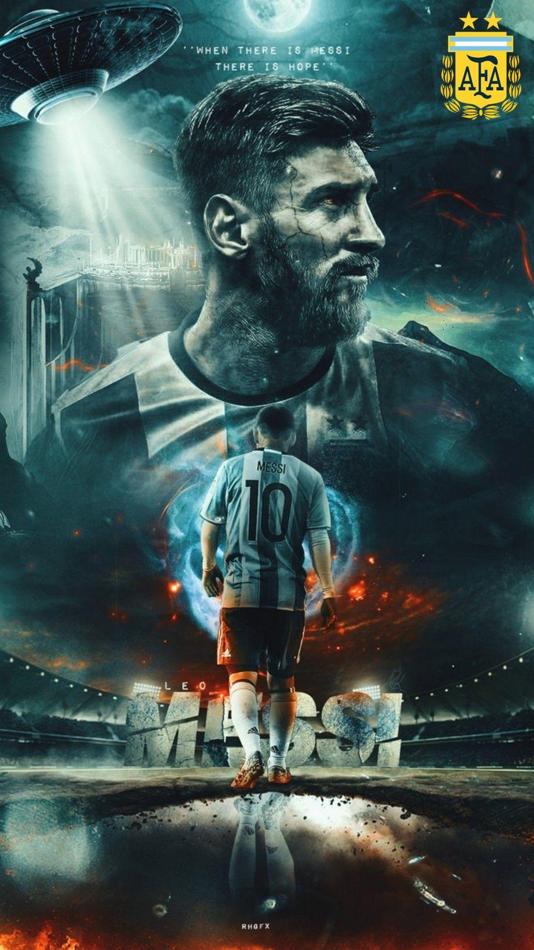 1080x1920 Mobile Wallpaper Messi Argentina Football Wallpaper, Phone