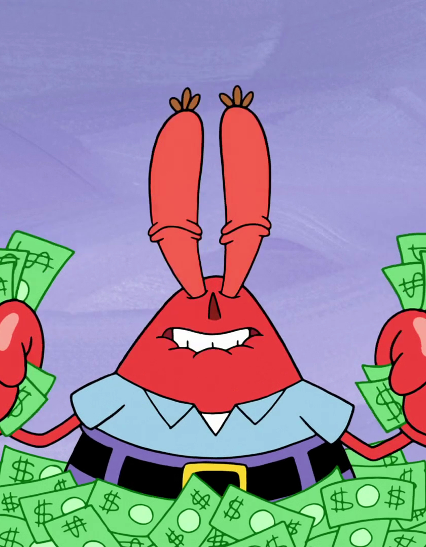 840x1080 Download 840x1336 wallpaper mr. krabs, spongebob squarepants, tv, Phone