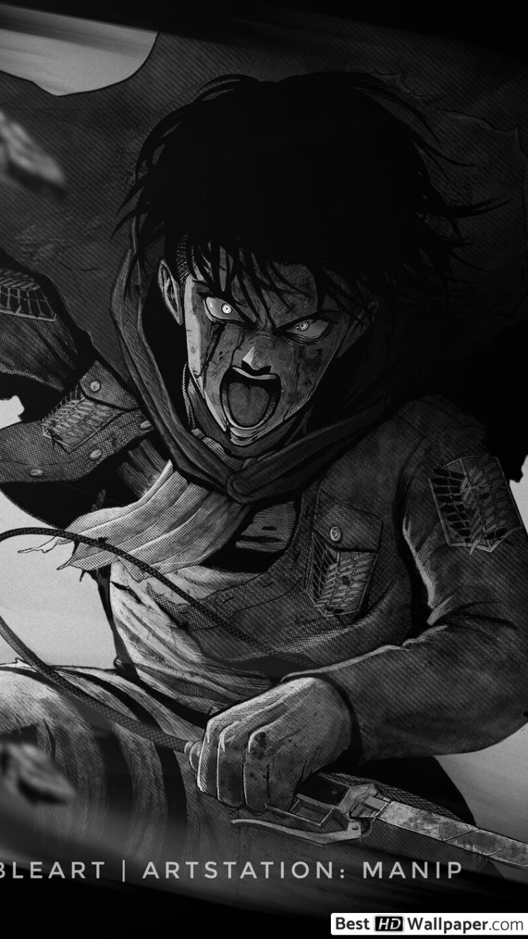 750x1340 Titan, Levi Ackerman HD wallpaper.besthdwallpaper.com, Phone