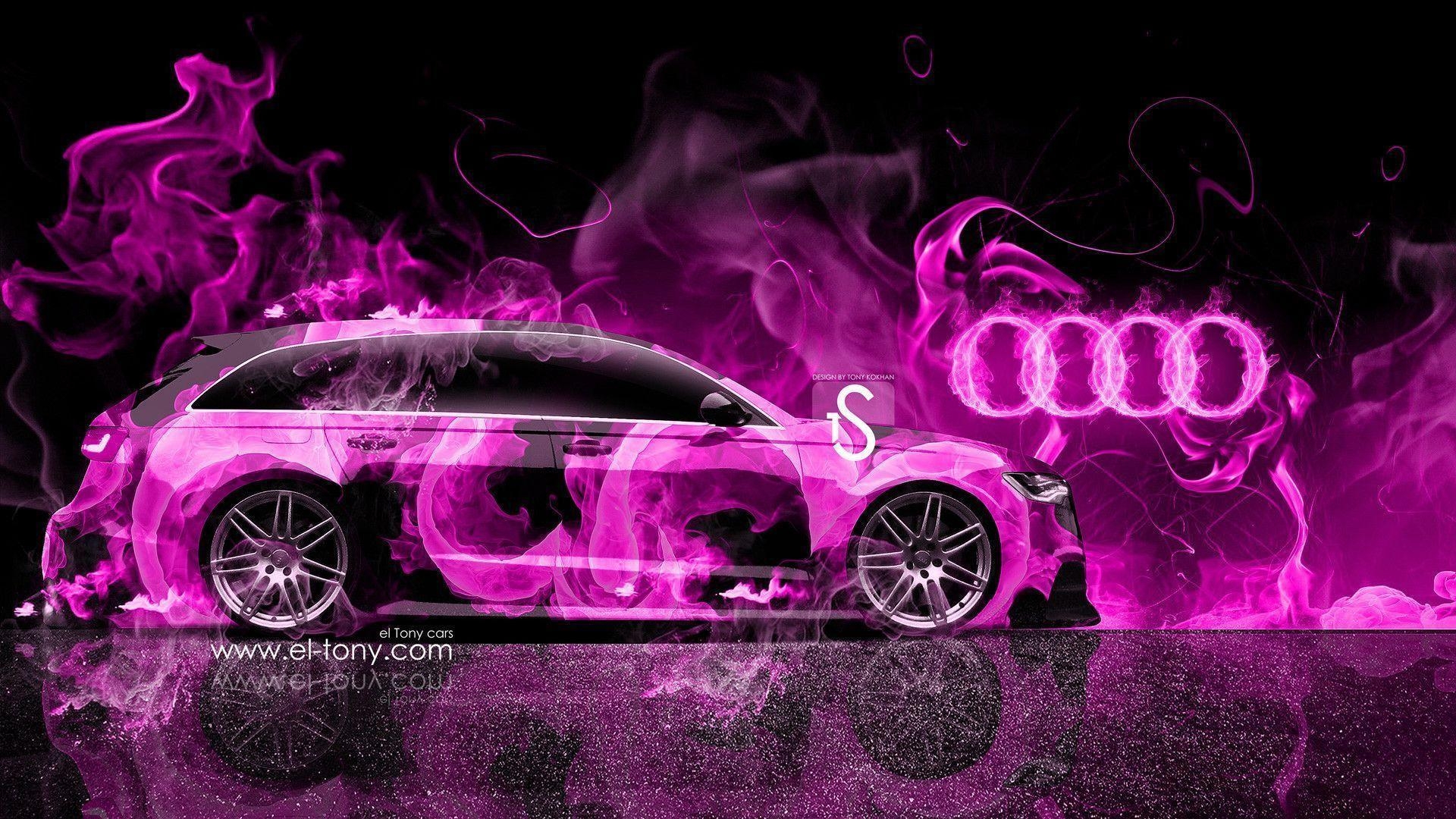 1920x1080 Audi A6 Avant Quattro Fire Car Mika Jumisko 2014 Wallpaper « el Tony, Desktop