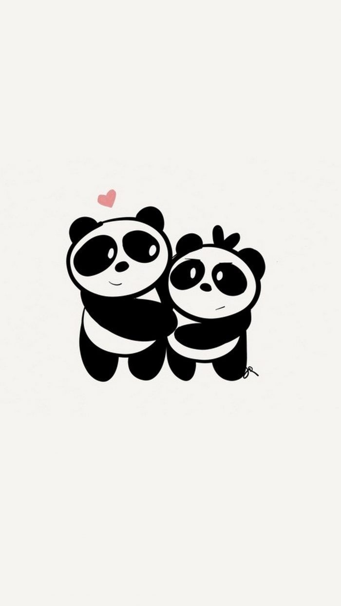 700x1250 iPhone X Cute Couple Panda Wallpaper. Cute panda wallpaper, Wallpaper iphone cute, Panda wallpaper, Phone