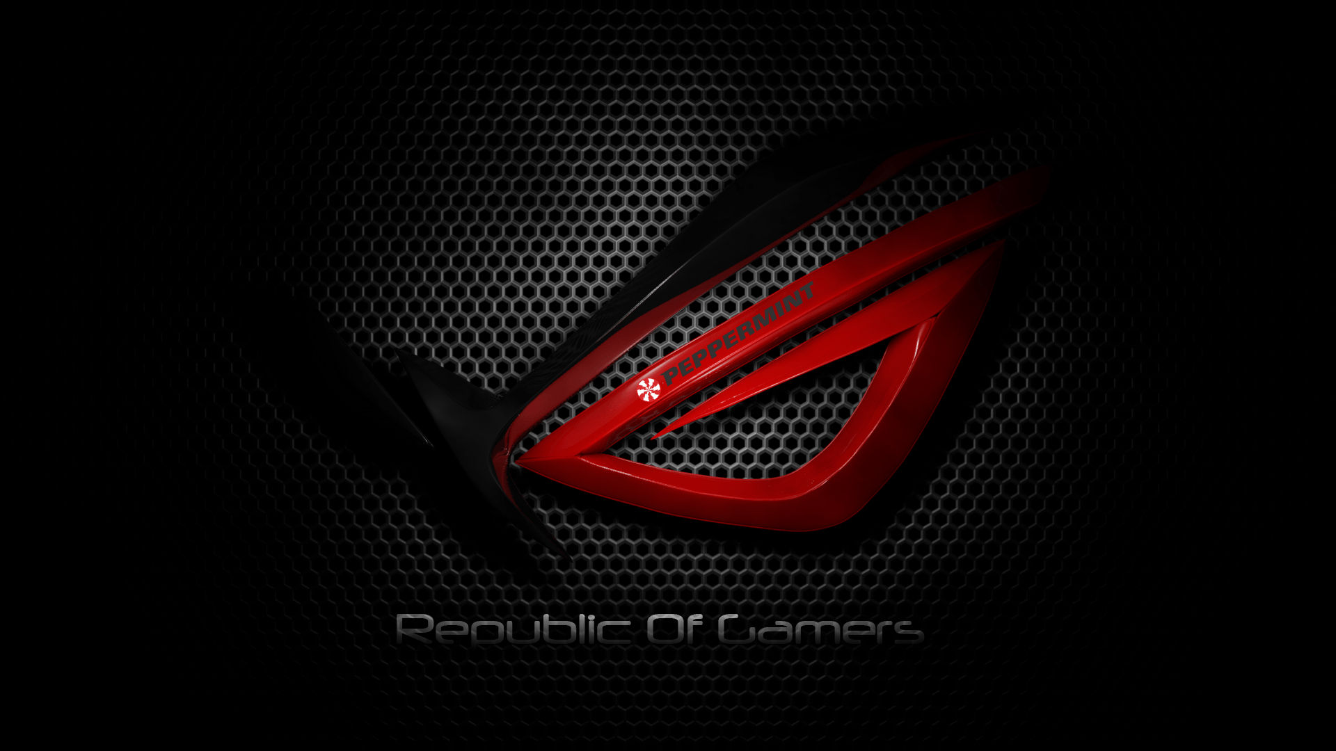 1920x1080 EB's New peppermint Asus ROG Wallpaper dark in, Desktop