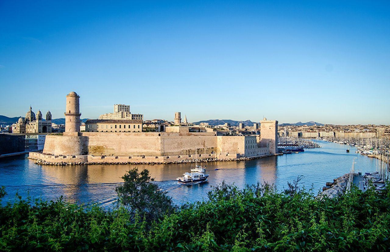 1280x830 Picture Marseille France Fortification Fort Saint Jean Rivers Cities, Desktop