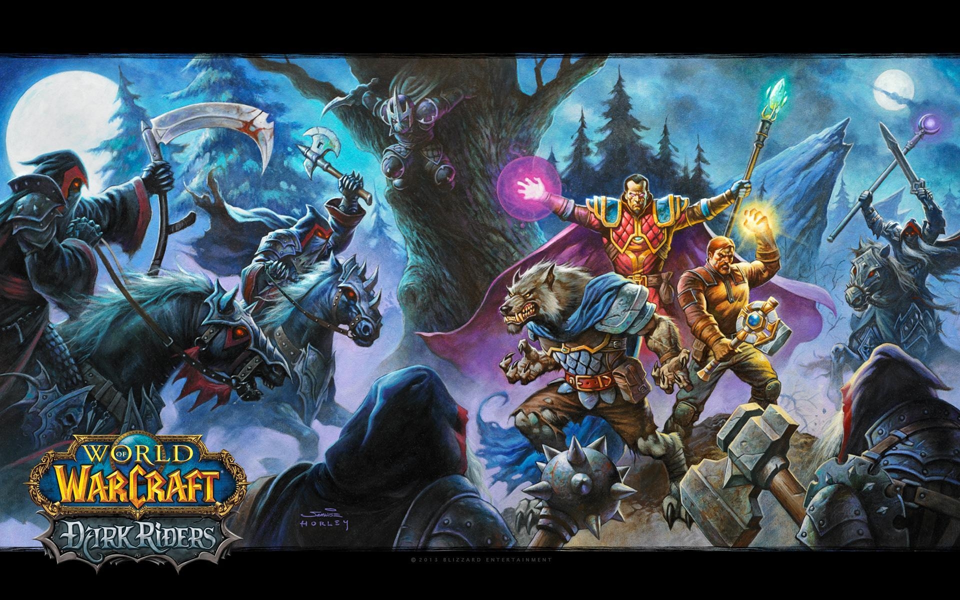 1920x1200 Blizzplanet The Official World of Warcraft: Dark Riders Wallpaper, Desktop