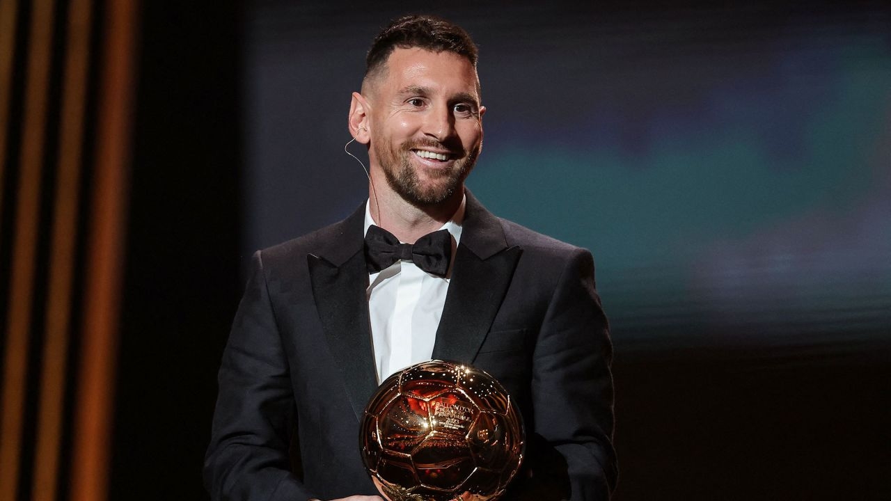 1280x720 Ballon d'Or: Lionel Messi and Aitana Bonmatí win men's and women's awards, Desktop