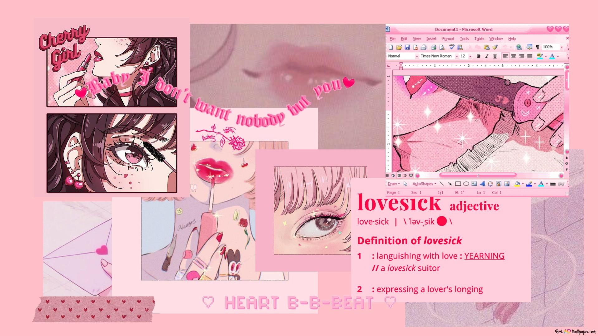 1920x1080 lovesick girl, Desktop