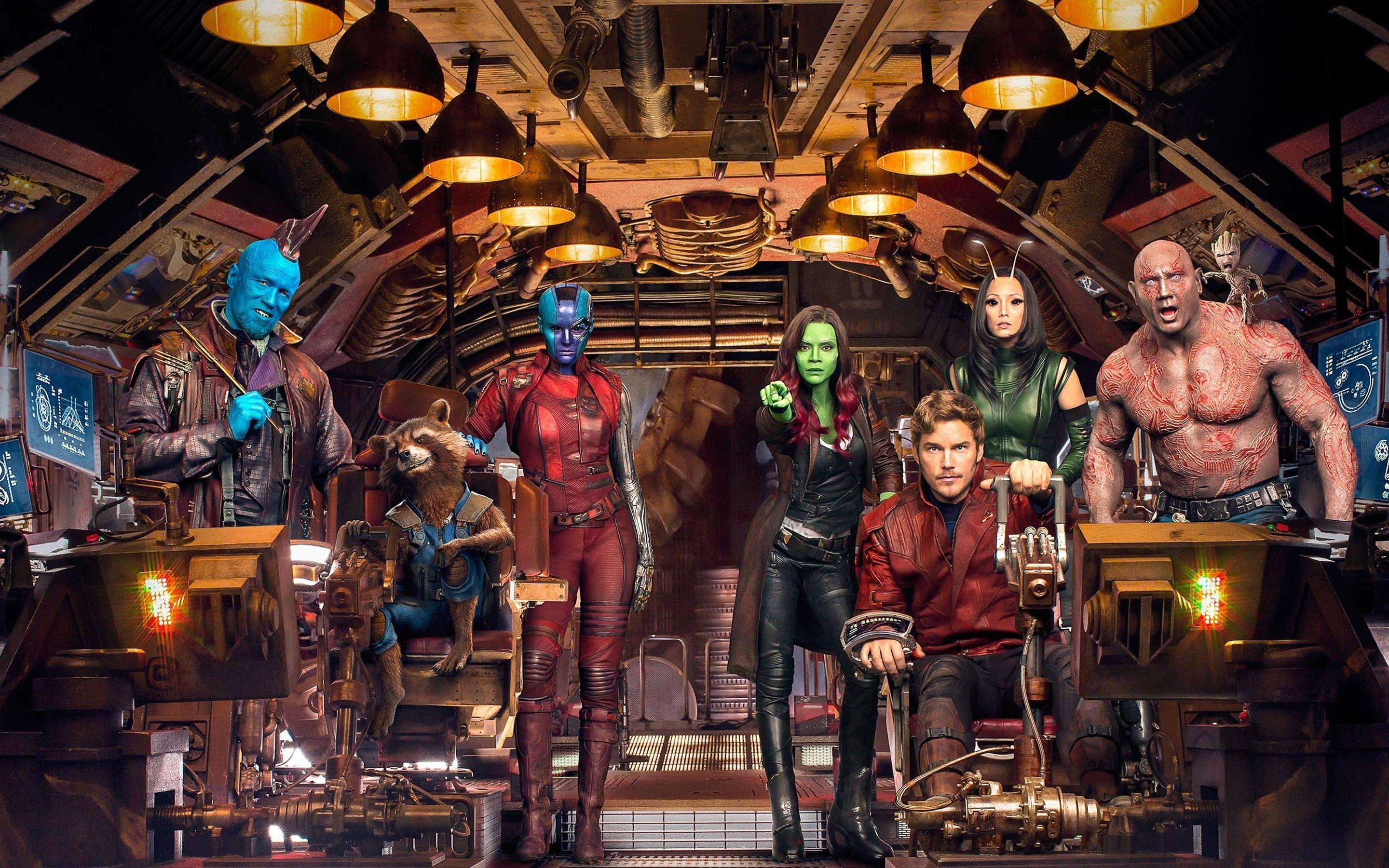 2880x1800 Guardians of the Galaxy Vol 2 Cast Wallpaper, Desktop