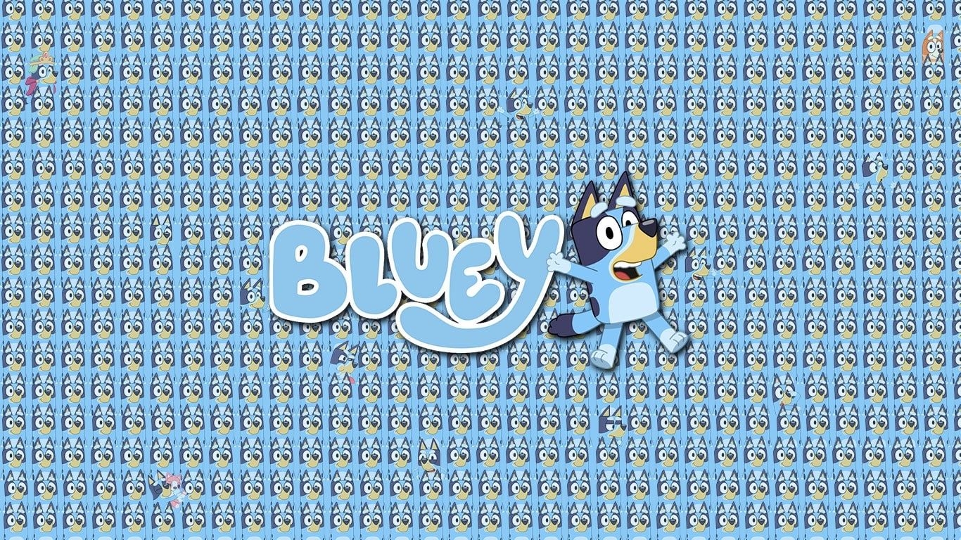 1370x770 Bluey Wallpaper Desktop Free HD Wallpaper, Desktop