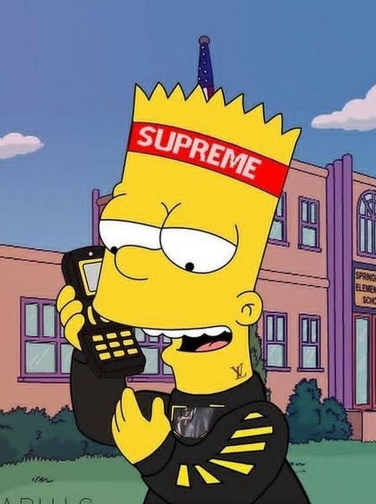 770x1030 Supreme X Bart Simpson Wallpaper HD APK 1.0 Download for Android, Phone