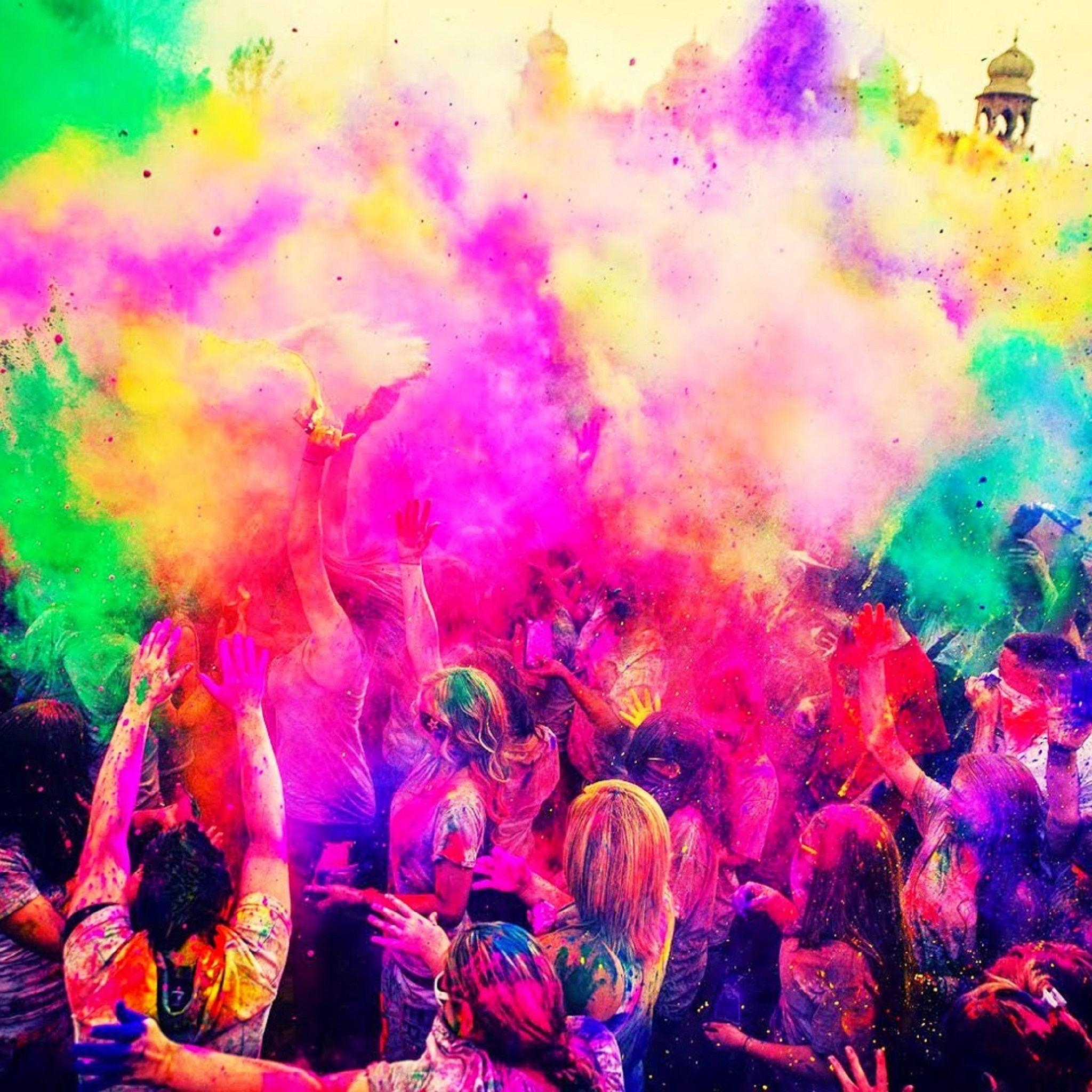 2050x2050 India Holi Wallpaper Free India Holi Background, Phone