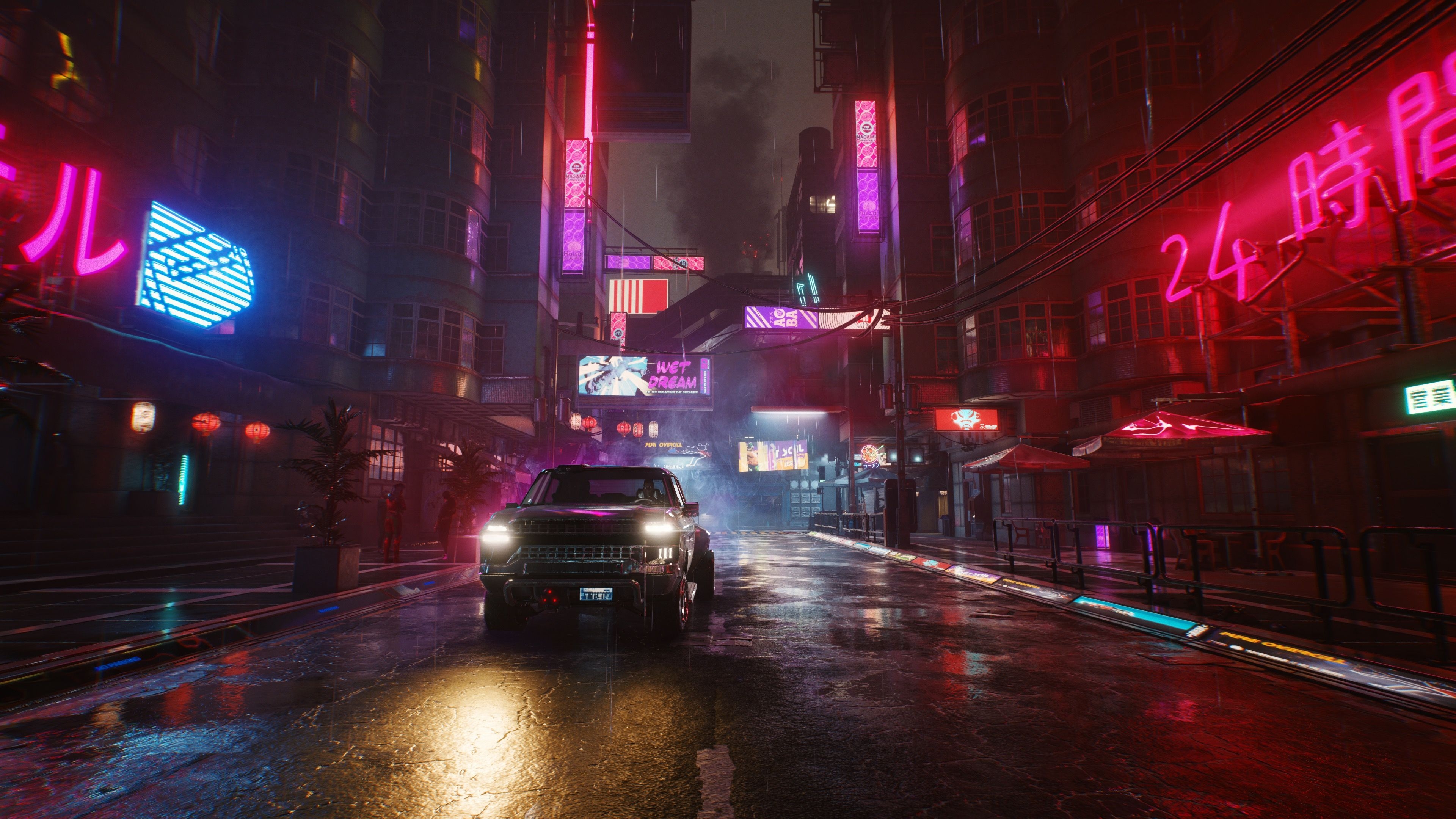 3840x2160 4K Cybrpunk Theme Wallpaper, Cyberpunk Street Neon Night Lights 4k HD Games 4k Wallpaper Image Background Photo And Picture / A collection of the cyberpunk 4k wallpaper and background, Desktop