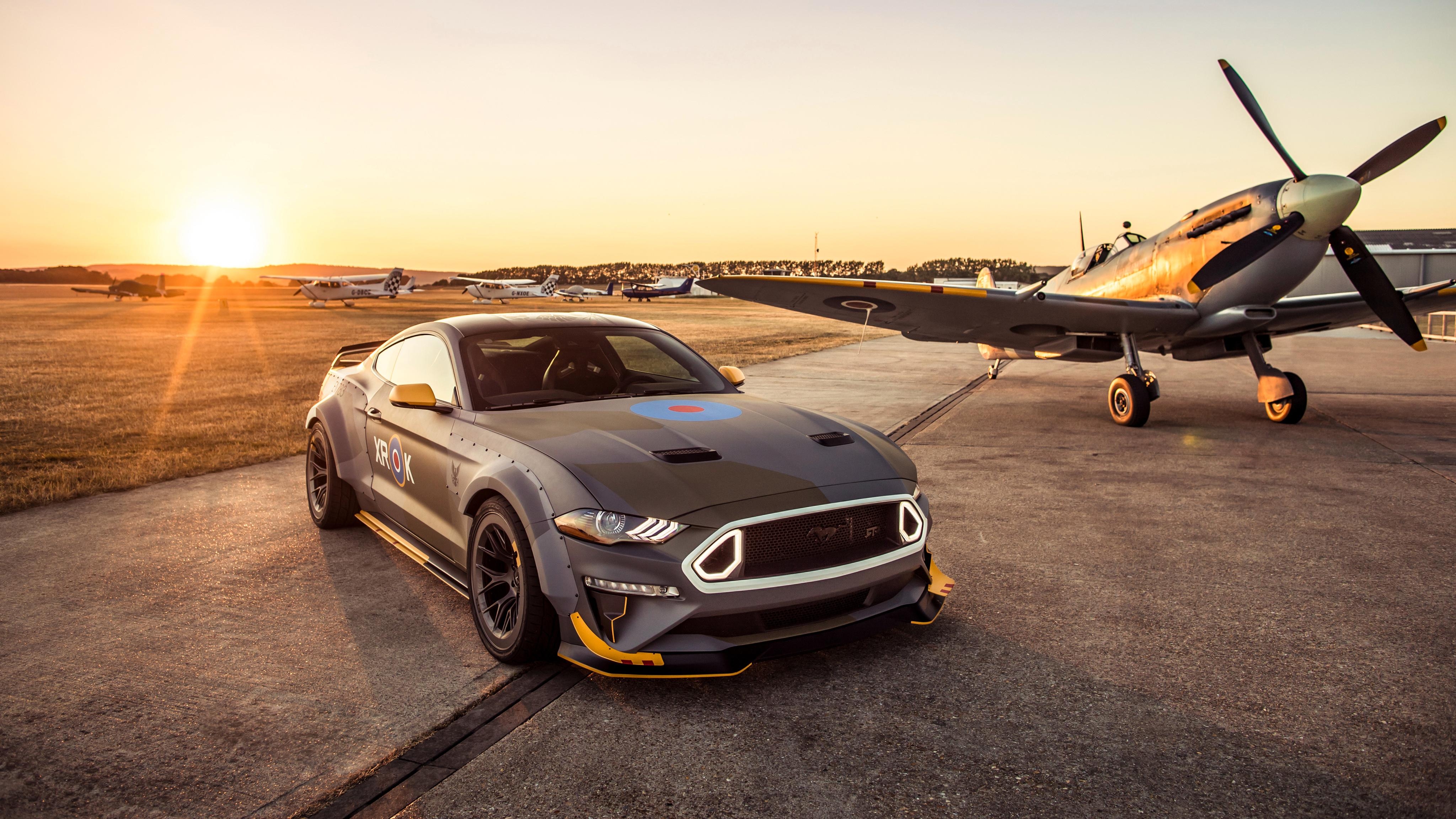 4100x2310 Ford Eagle Squadron Mustang GT 2018 4K Wallpaper. HD Wallpaper, Desktop