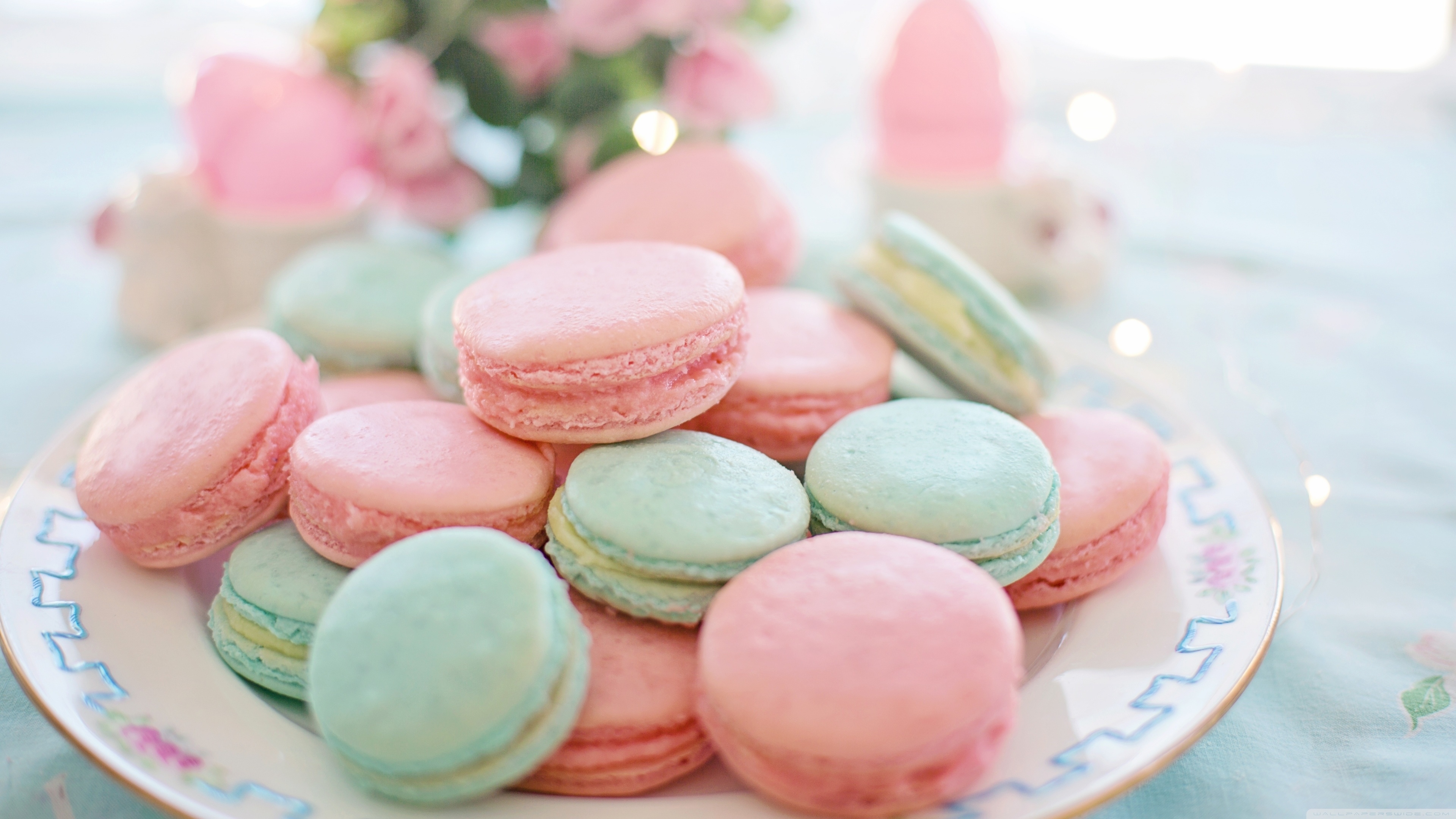 3840x2160 Pastel Macarons Aesthetic Ultra HD Desktop Background Wallpaper, Desktop