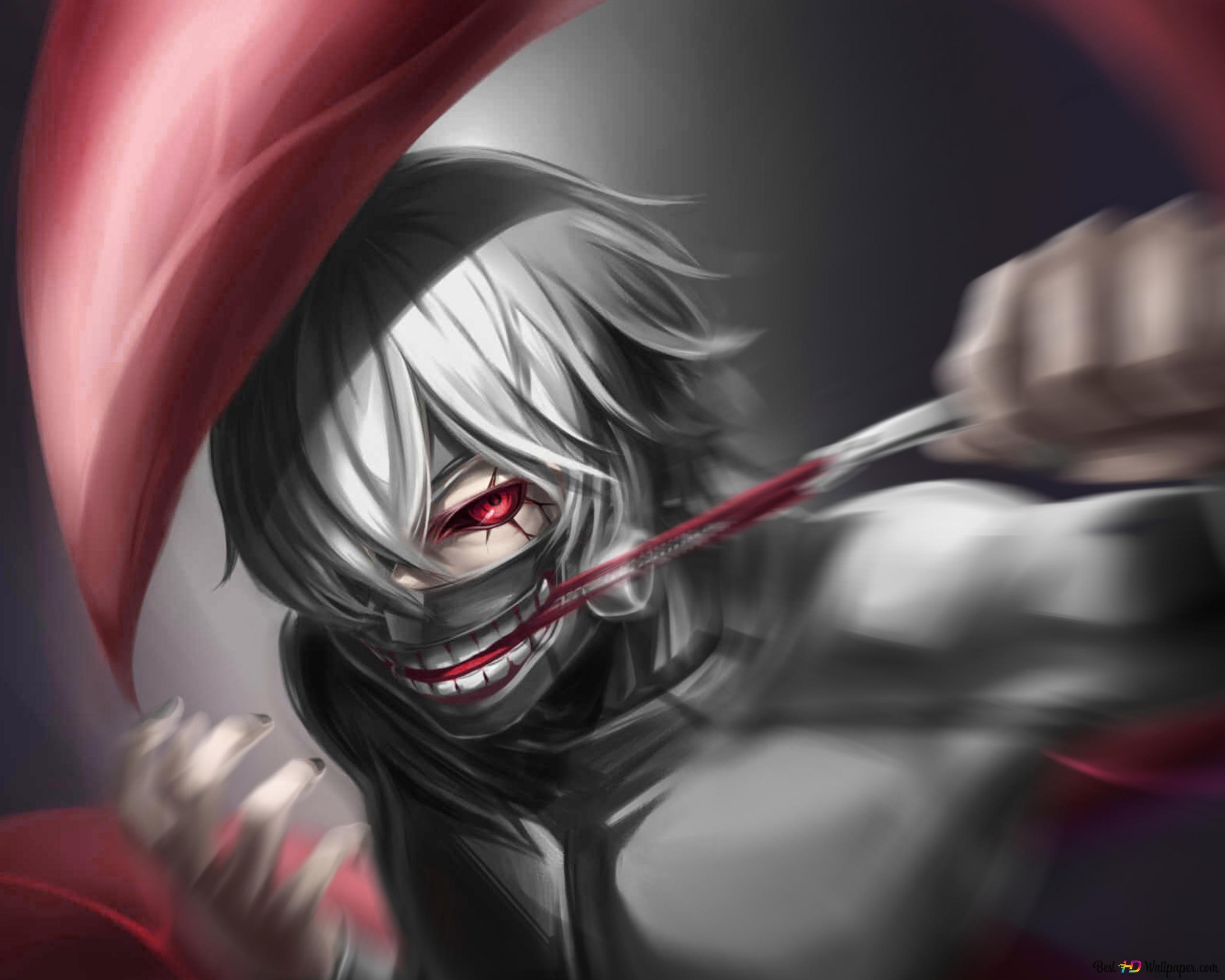 2560x2050 Tokyo Ghoul Kaneki, Eating Human Meat 4K wallpaper download, Desktop