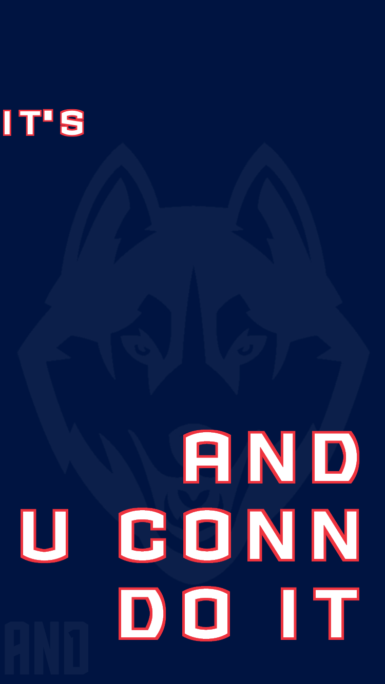 750x1340 Pin By And1 Designs On NCAA IPhone 6 6s Wallpaper. Team Wallpaper, Uconn, Wallpaper, Phone