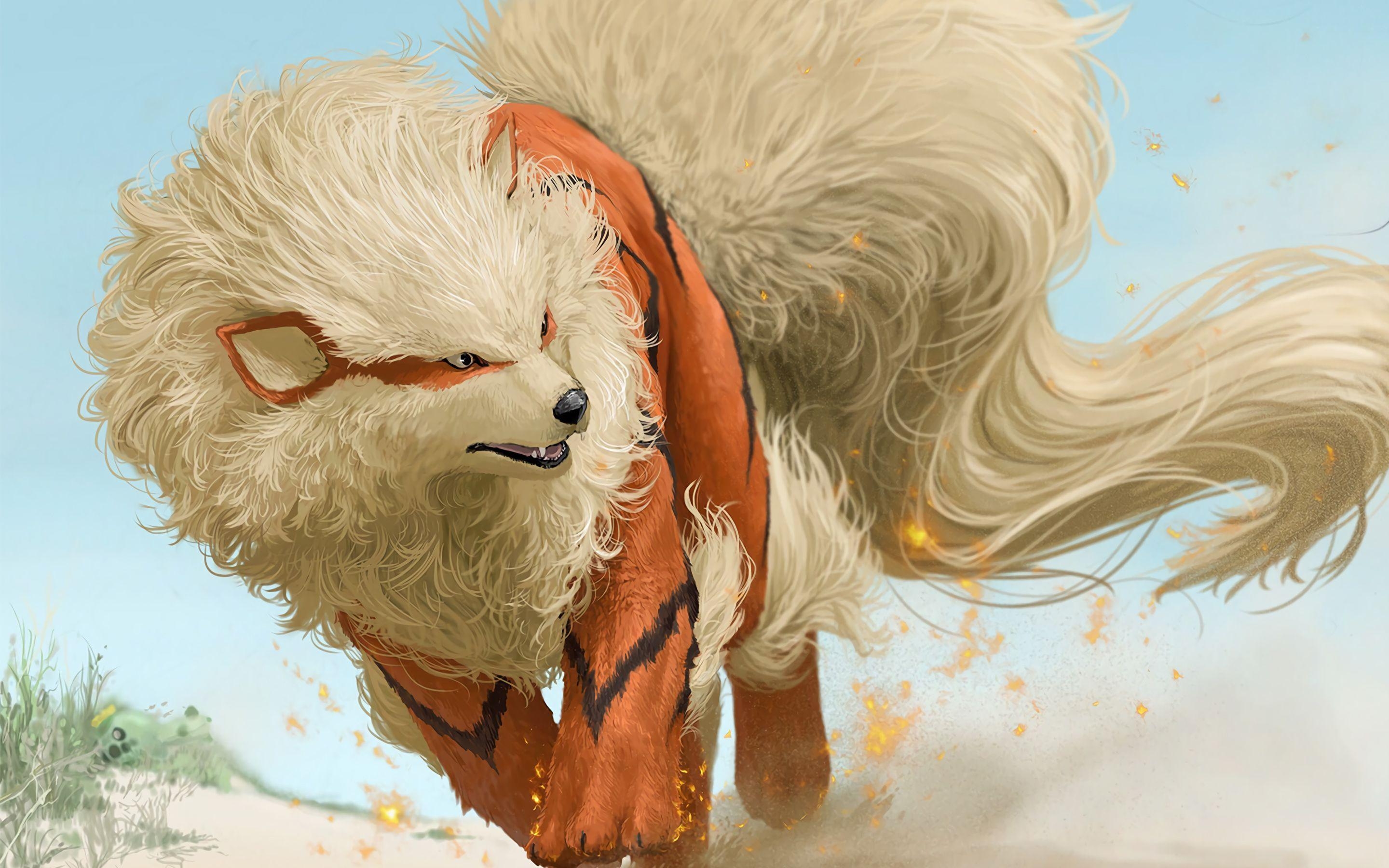 2880x1800 Arcanine Pokemon Wallpaper, Desktop