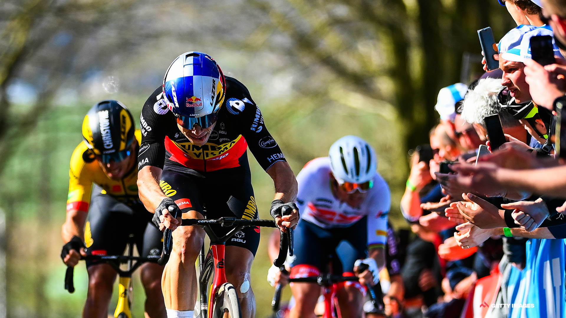 1920x1080 Why is Wout van Aert allowed to race in a Red Bull helmet on the road?, Desktop