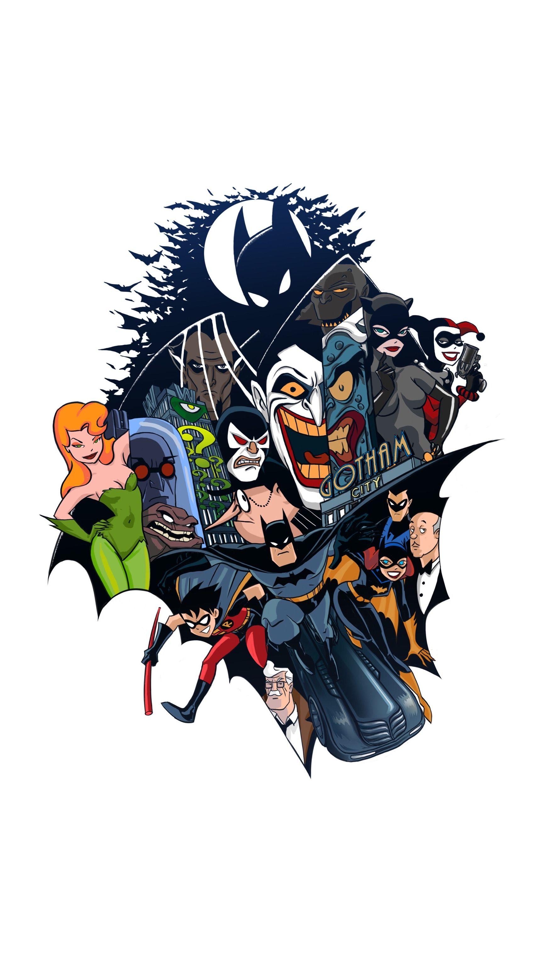 1720x3060 Batman The Animated Series Wallpaper, Phone