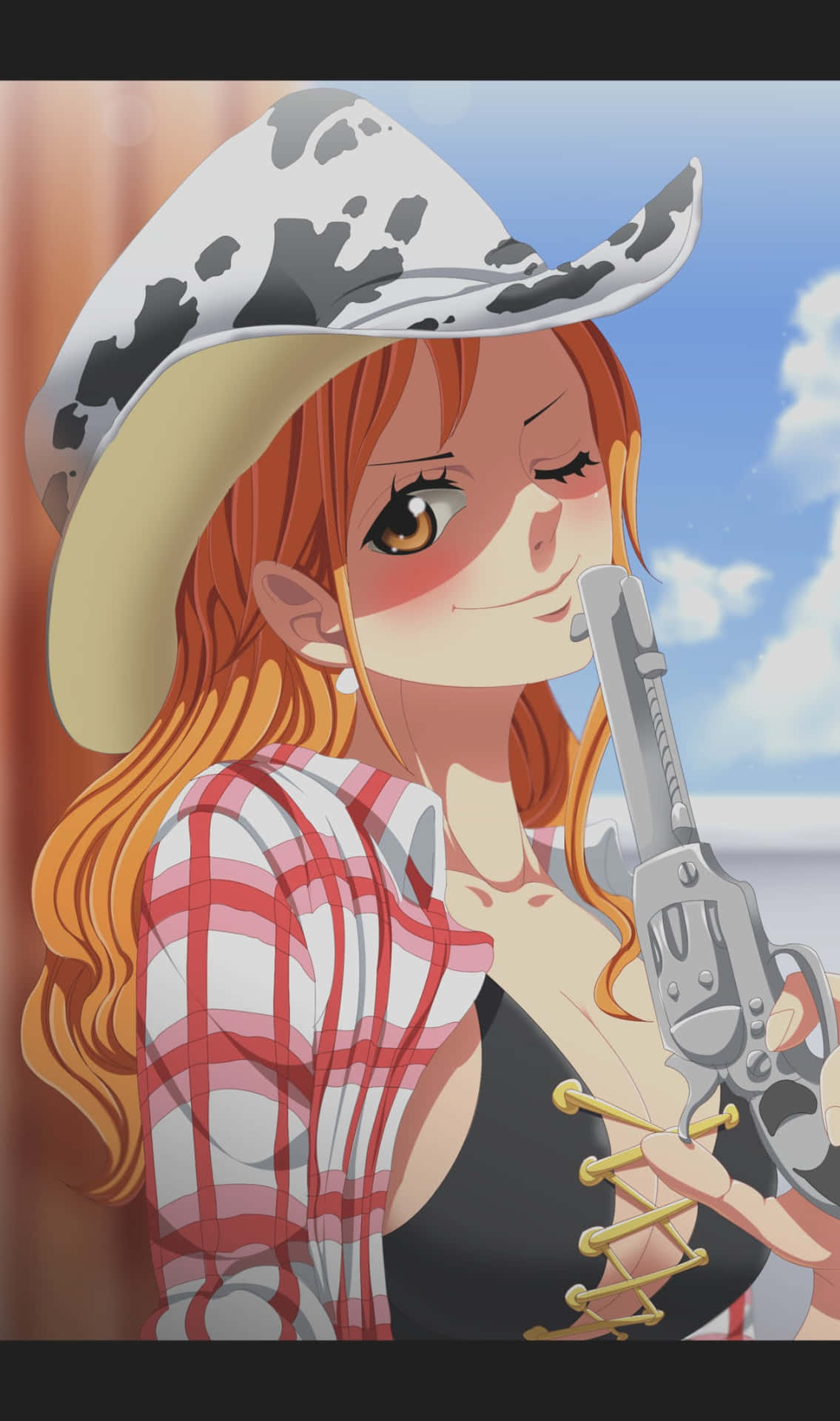 1140x1920 Download Cowboy Nami One Piece Anime Wallpaper, Phone