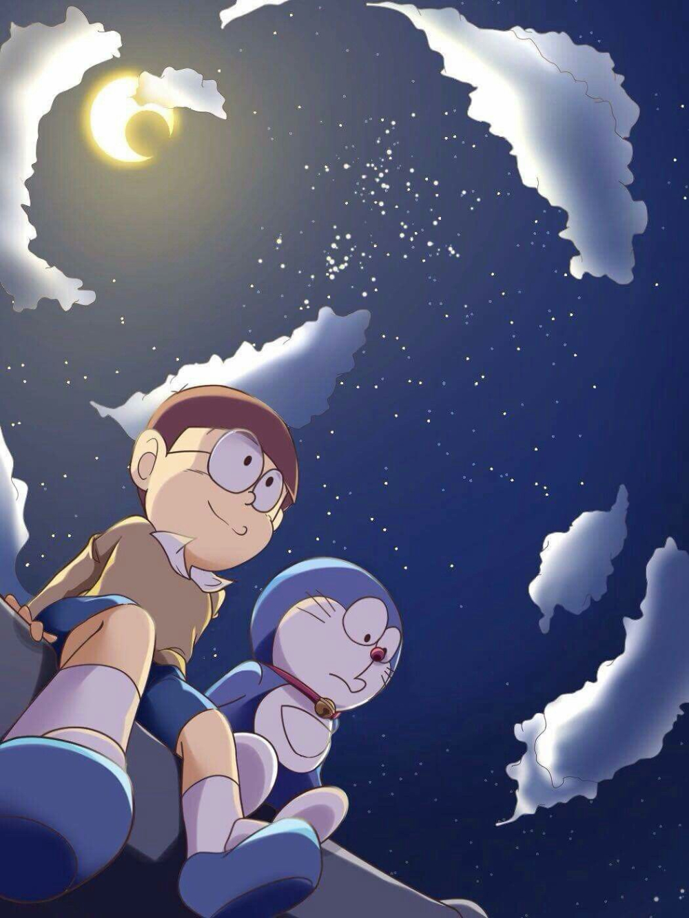 1000x1340 Wallpaper Nobita Dan Doraemon, Phone