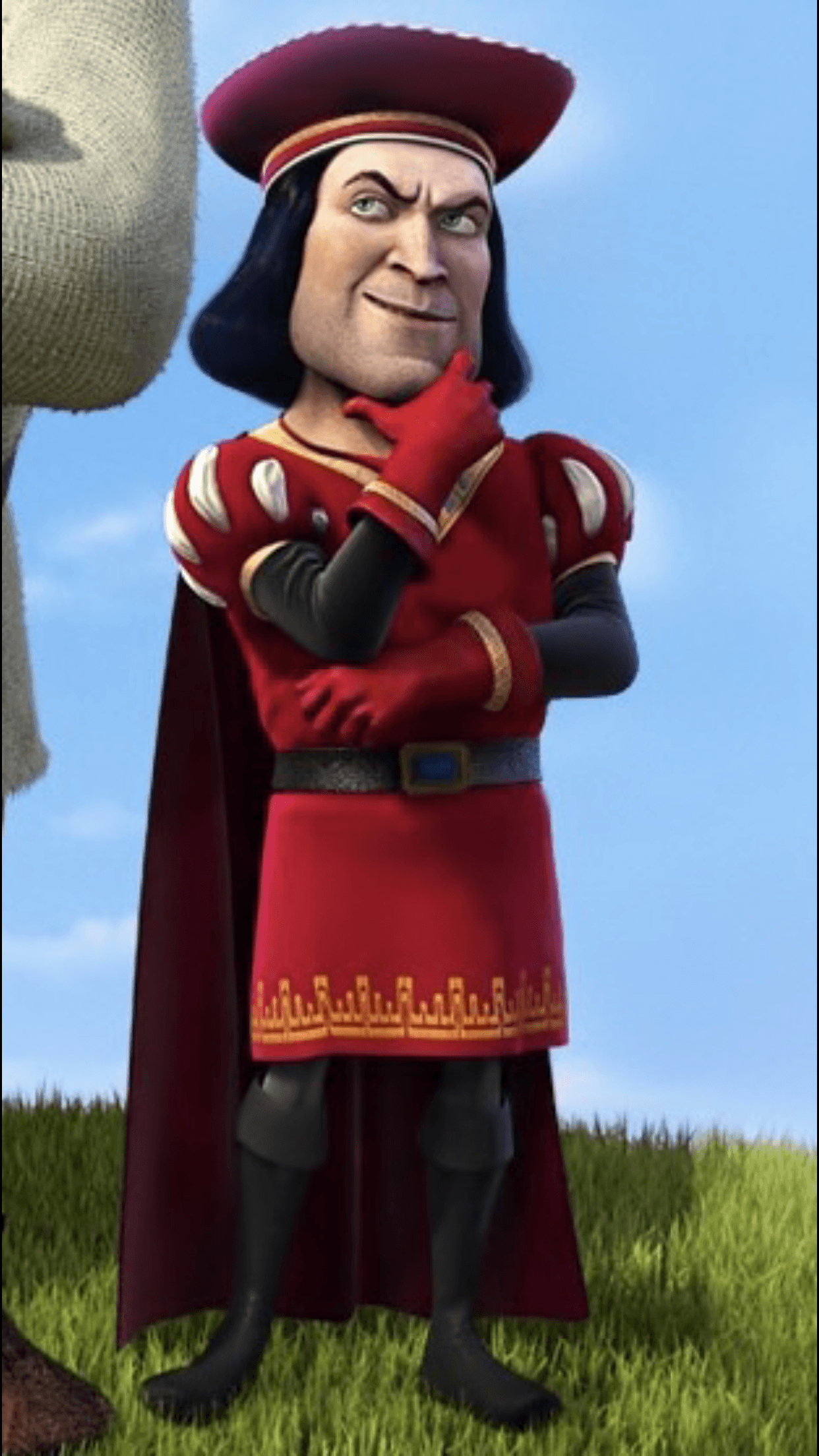 1250x2210 Lord Farquaad. Lord farquaad, Shrek, Lord farquaad costume, Phone