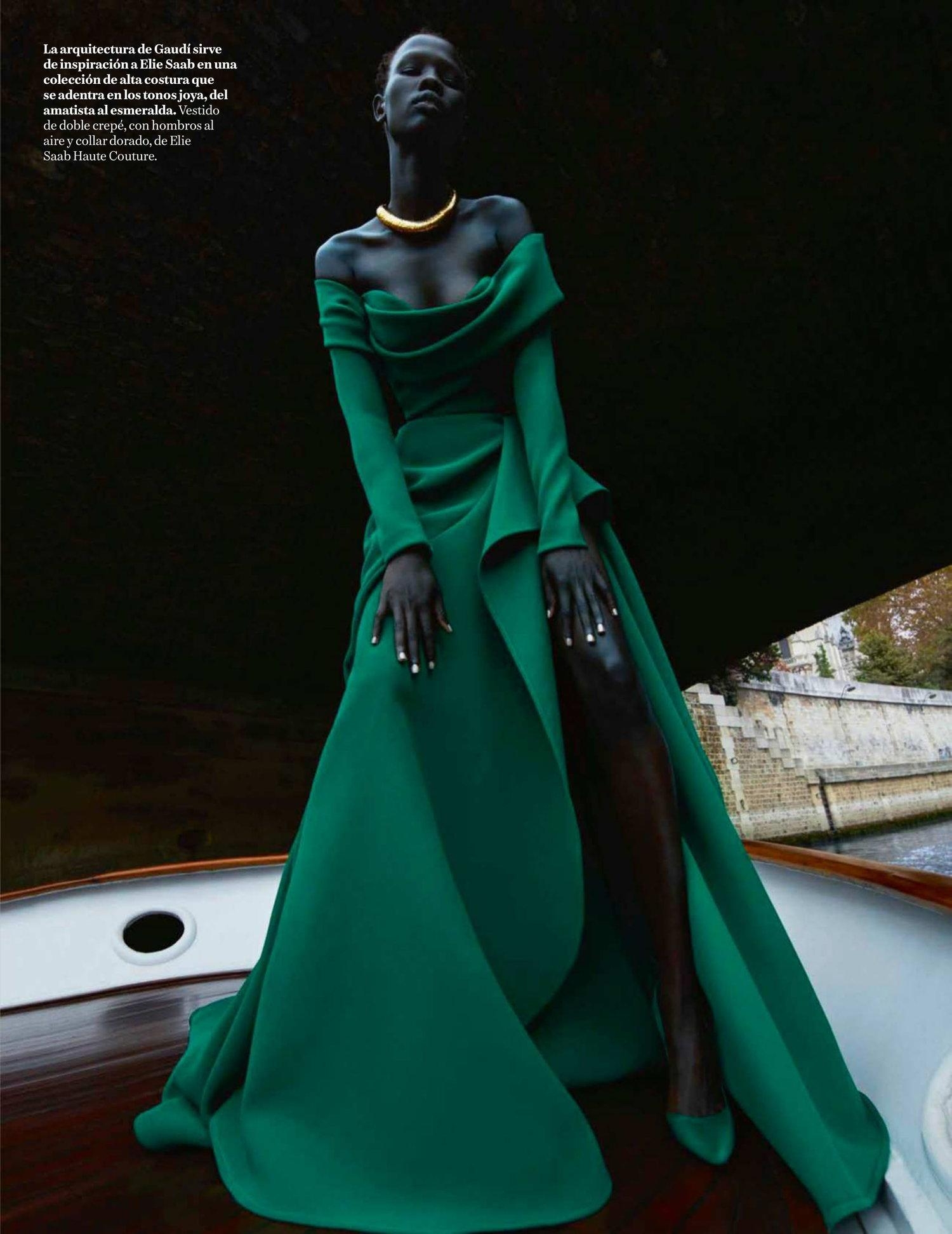 1500x1950 Shanelle Nyasiase Is Green Goddess Elegance By Txema Yeste For Vogue, Phone