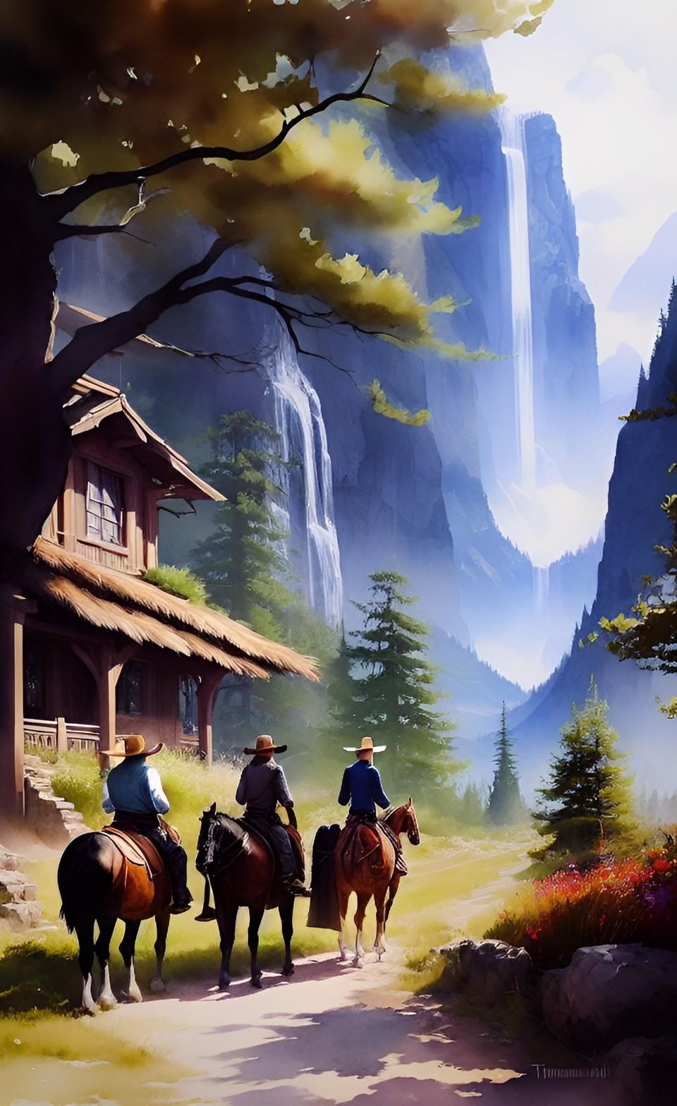 960x1570 Western Theme Wallpaper, Phone