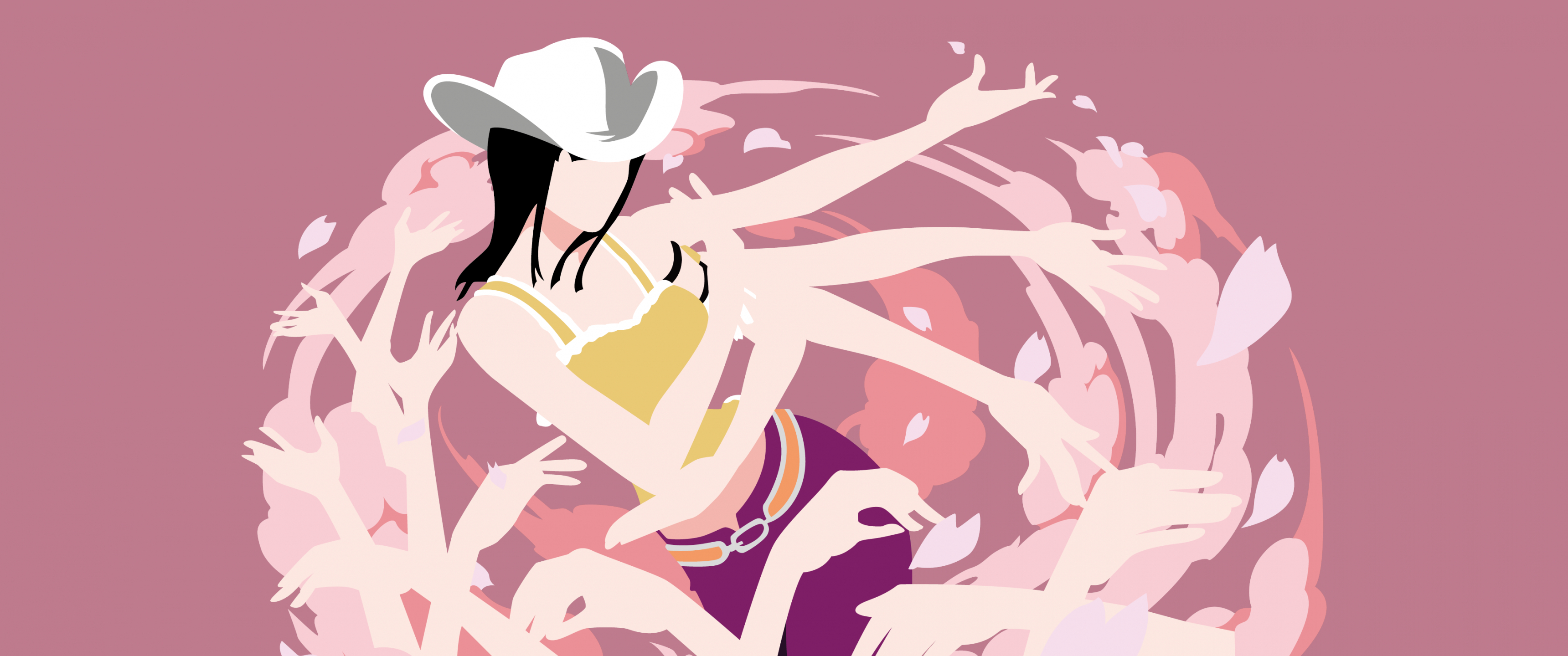 3440x1440 Nico Robin Wallpaper 4K, One Piece, Anime, Dual Screen