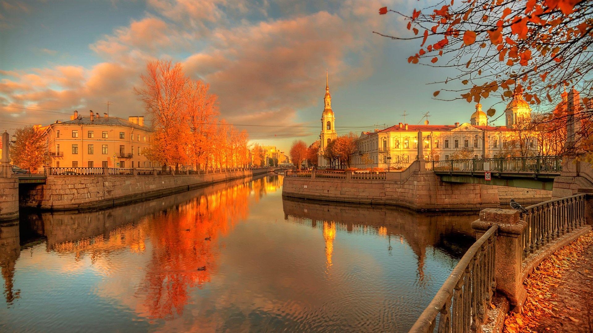 1920x1080 Autumn in St. Petersburg, Russia HD Wallpaper. Background Image, Desktop