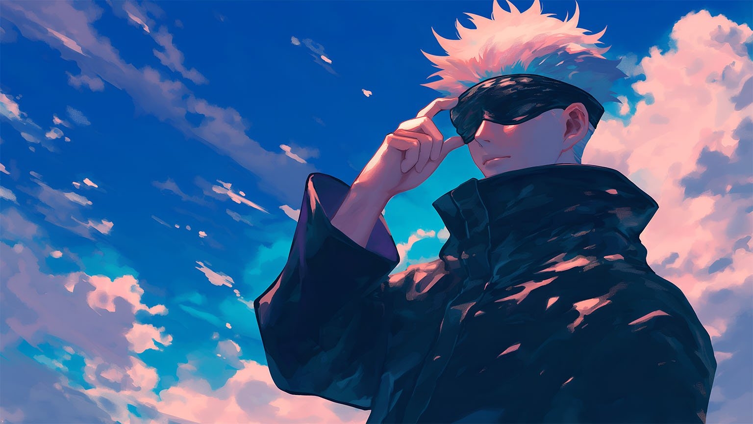 1540x870 Jujutsu Kaisen Gojo Aesthetic Wallpaper, Desktop