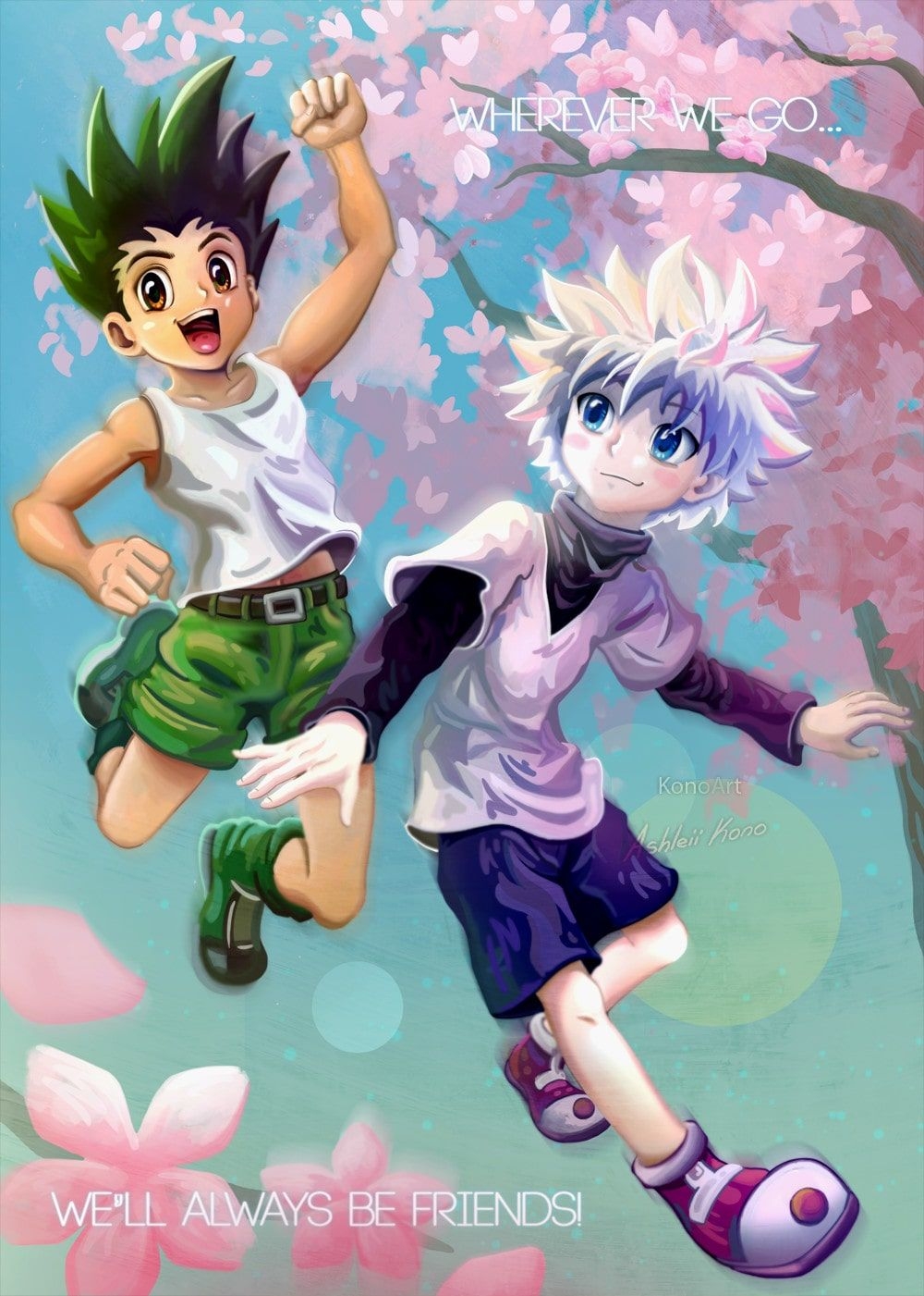 1000x1410 Gon Killua Wallpaper Android Free HD Wallpaper, Phone