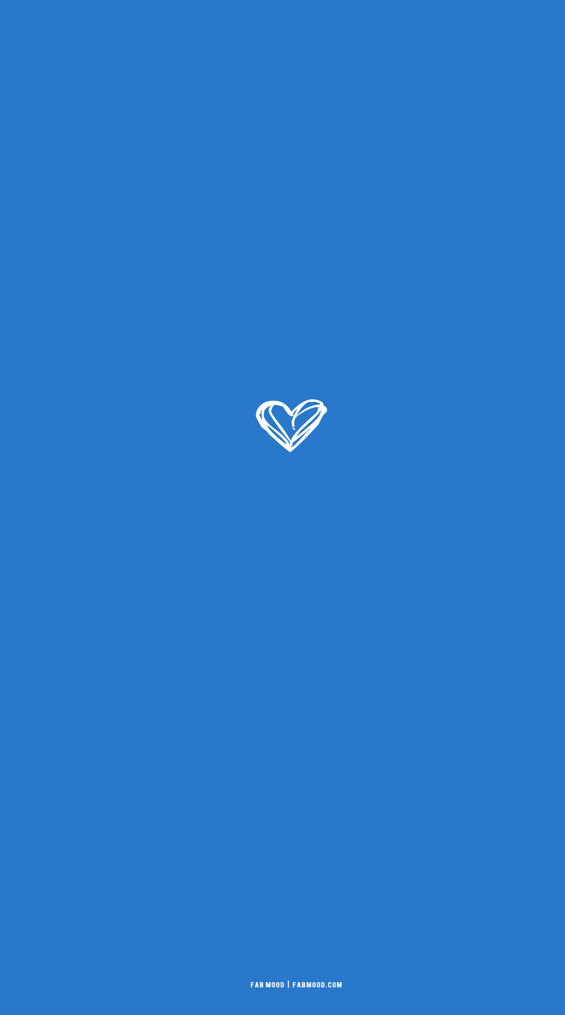 1100x1980 Azure Blue Wallpaper For Phone, Messy Heart Illustration, Phone