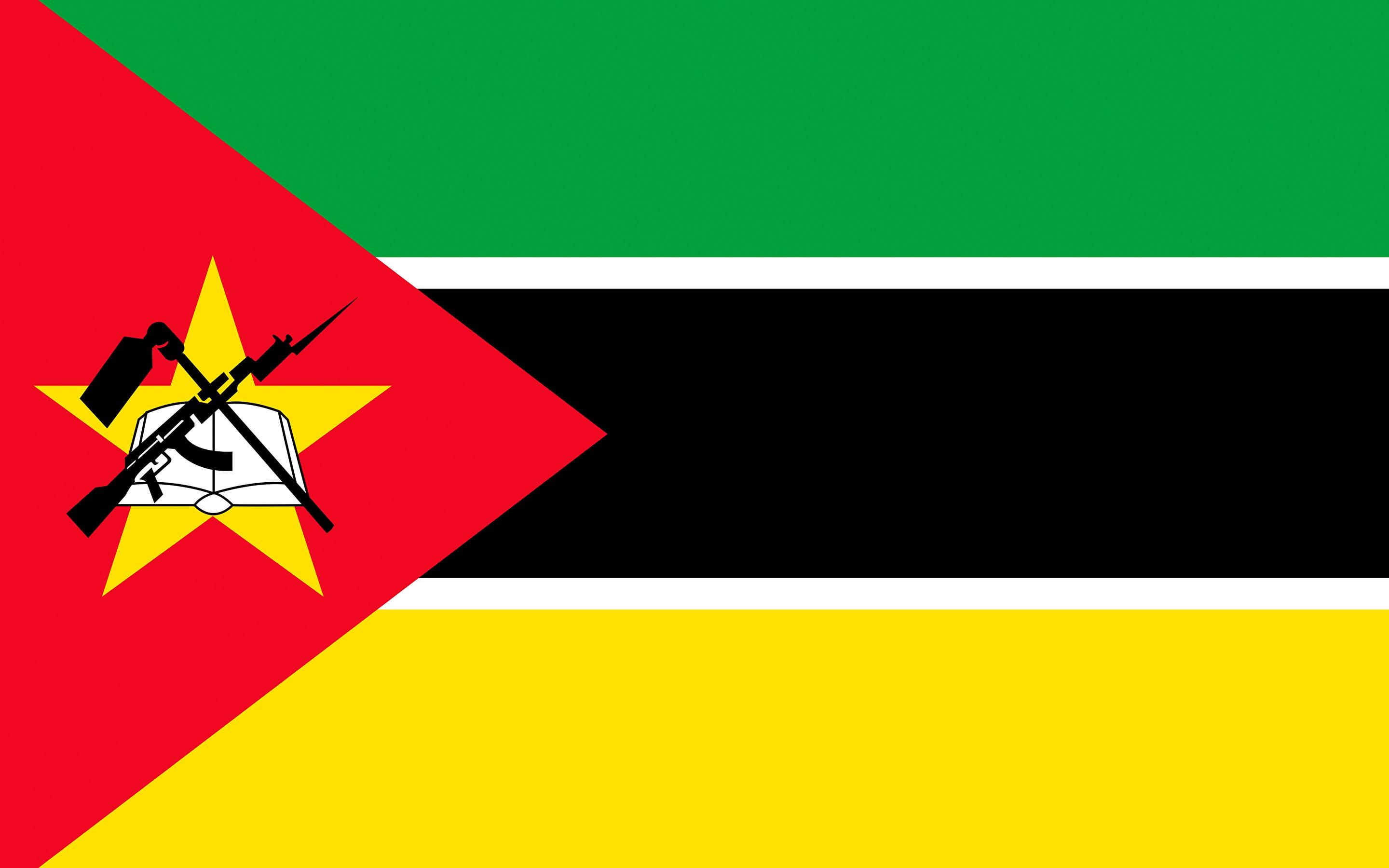 2880x1800 Wallpaper Mozambique Flag Stripes, Desktop