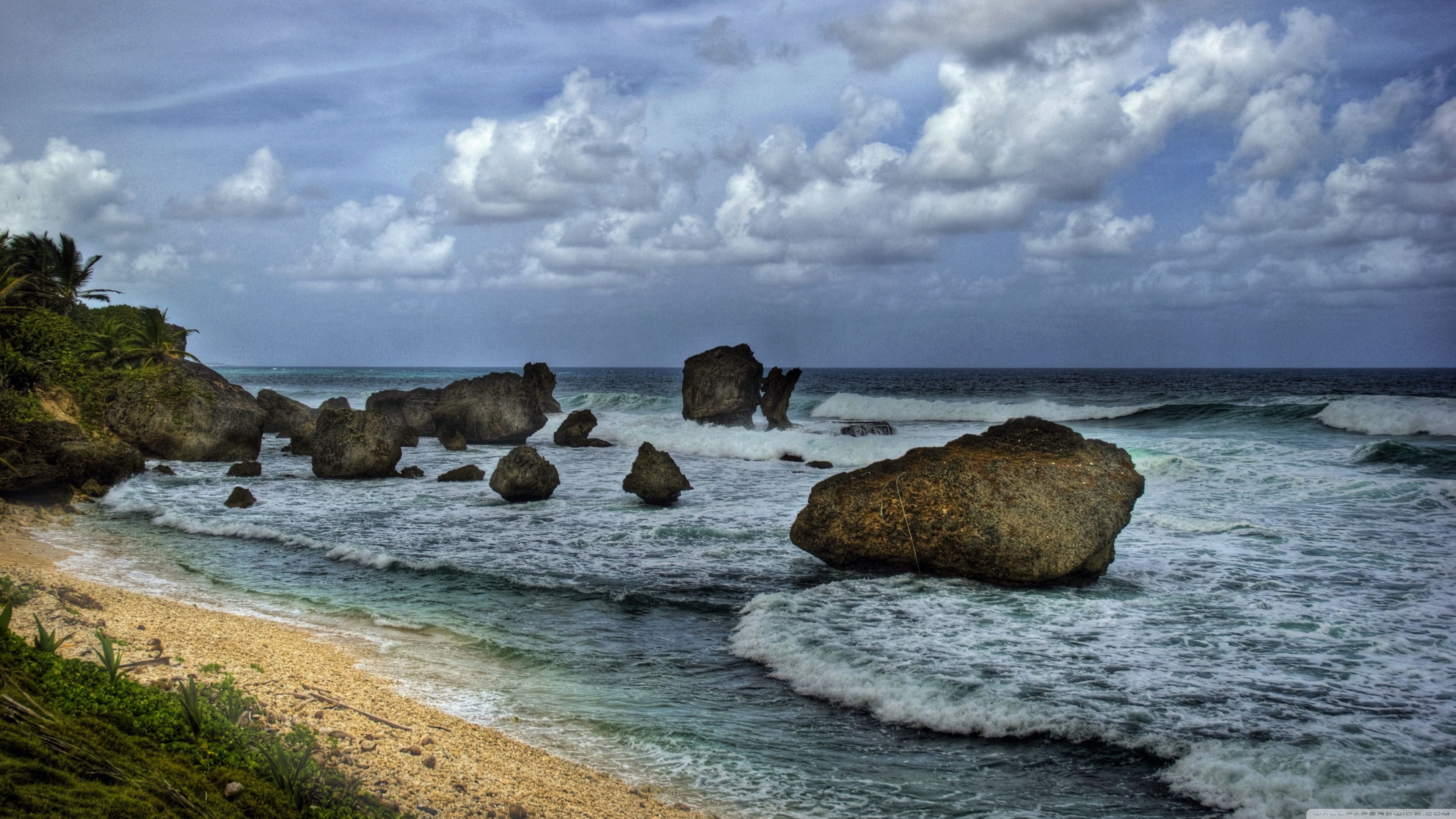 3840x2160 A Beach, Barbados ❤ 4K HD Desktop Wallpaper for 4K Ultra HD TV, Desktop