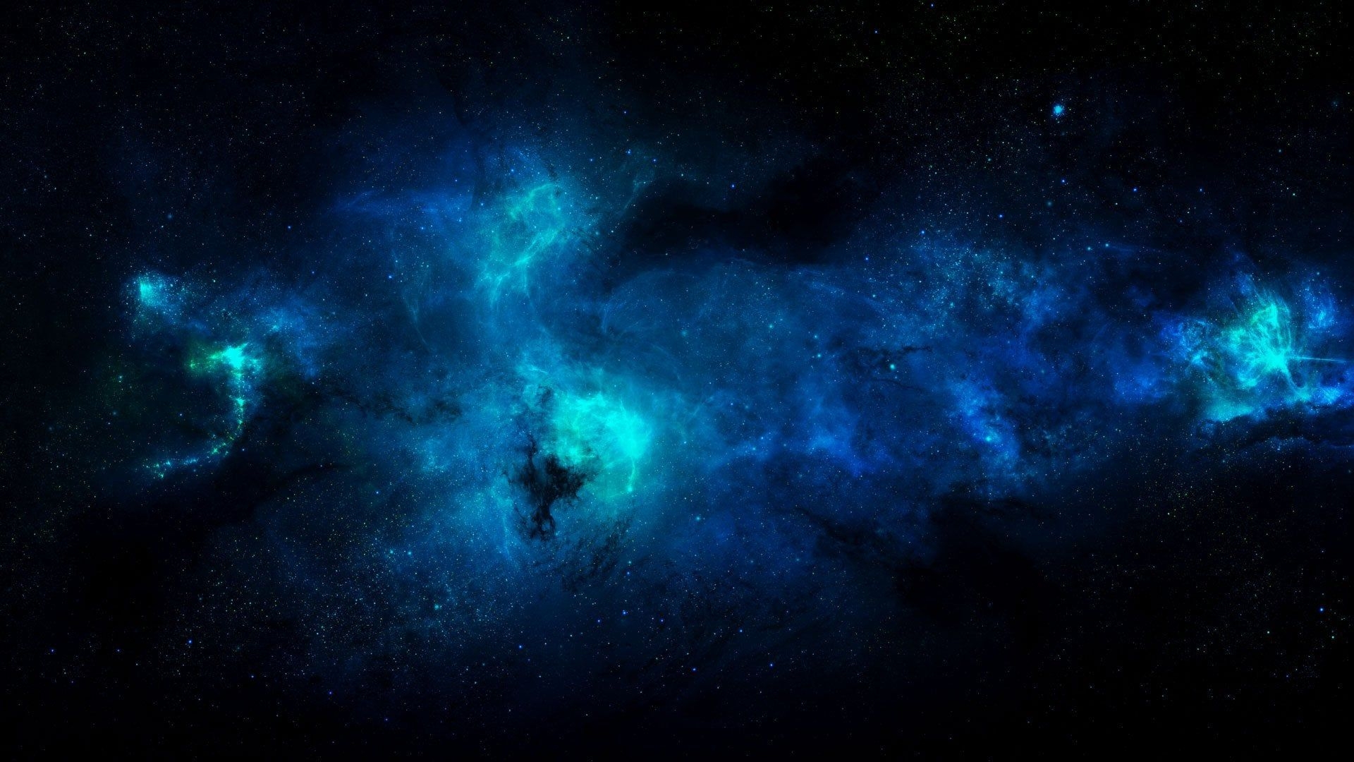 1920x1080 A nice simple blue space wallpaper, Desktop