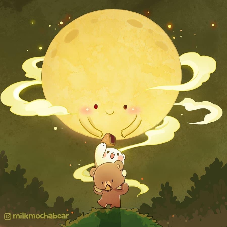 900x900 Happy Moon Festival ????♡ - #moonfestival #mooncake #中秋節#中秋节, Phone