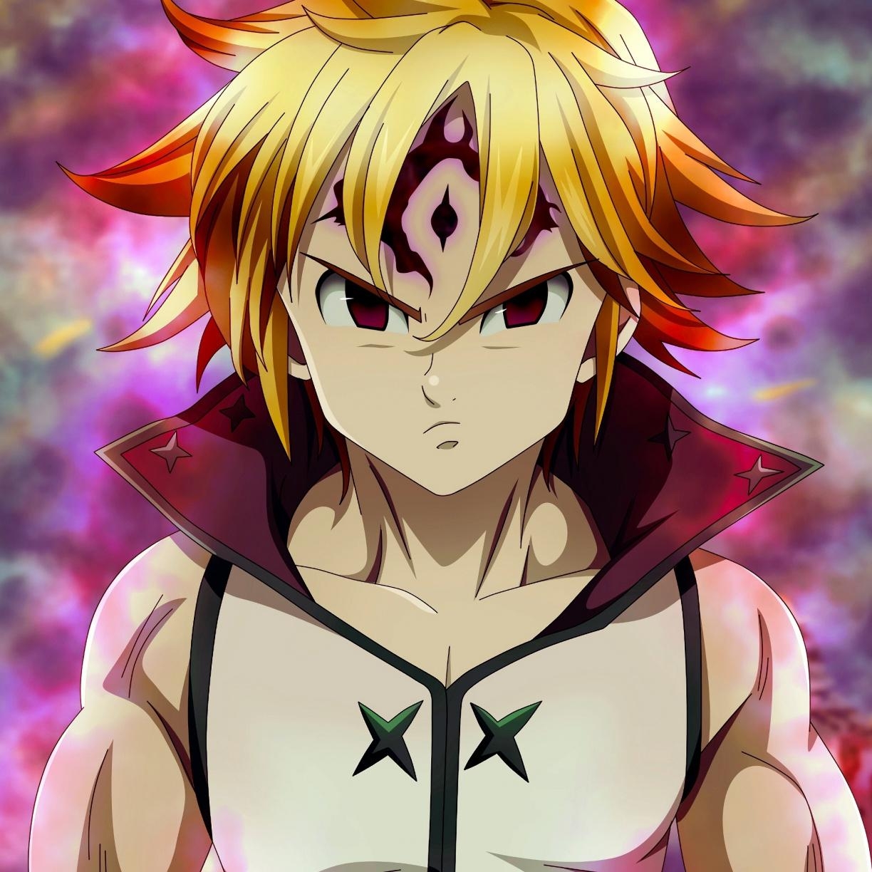 1230x1230 Desktop wallpaper angry, anime boy, meliodas, HD image, picture, Phone