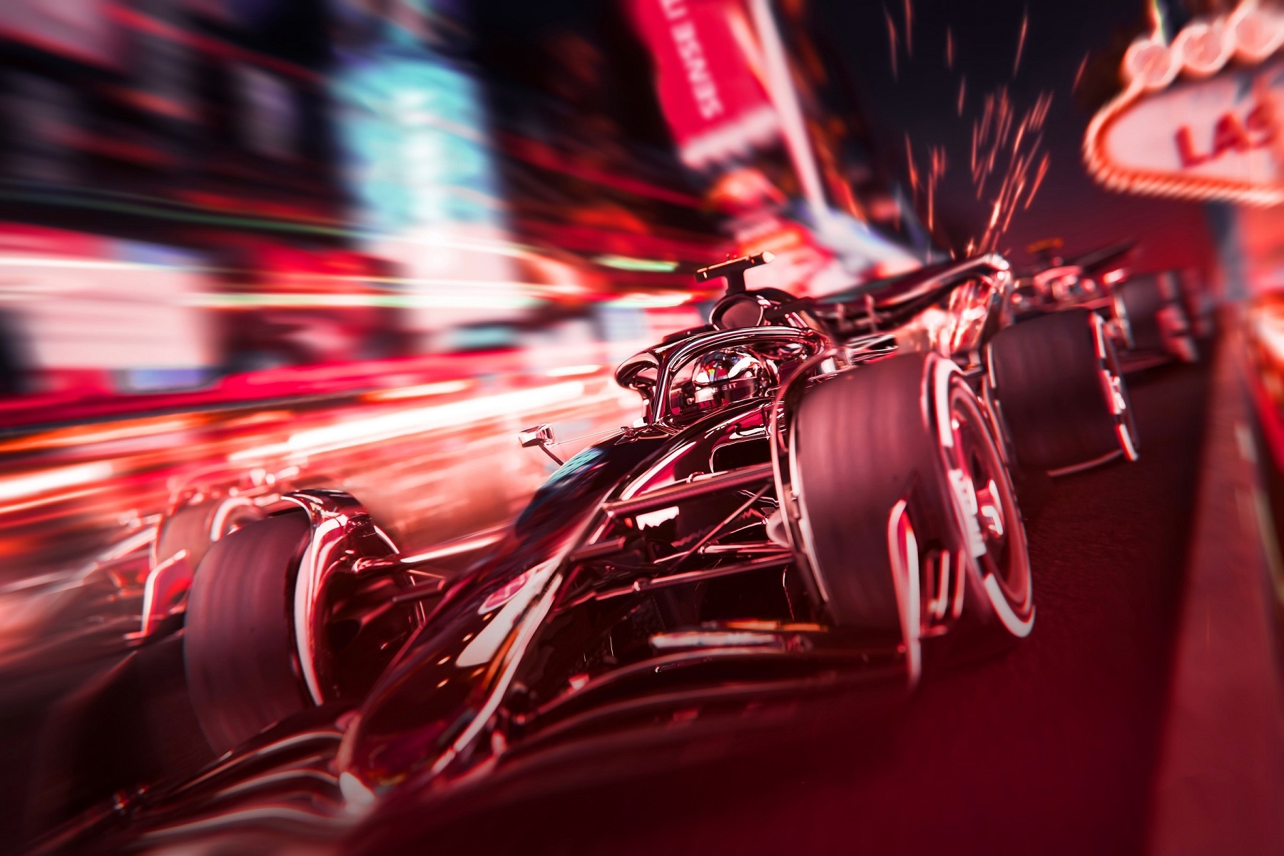 1800x1200 FORMULA 1 TAKES OVER THE LAS VEGAS STRIP ON NOVEMBER 16- 2023. Formula One World Championship Limited, Desktop