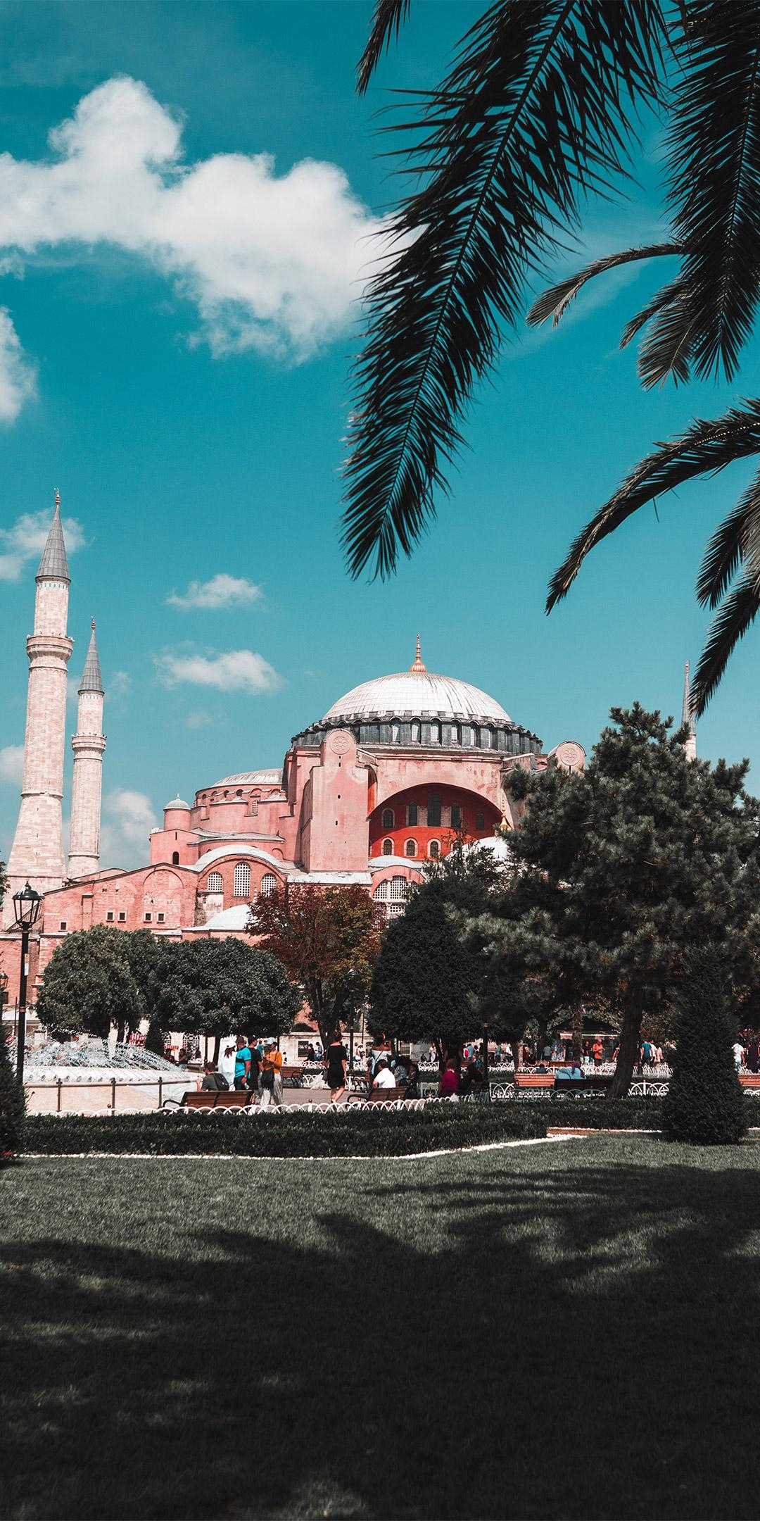 1080x2160 Hagia Sophia Museum Islamic Wallpaper, Phone