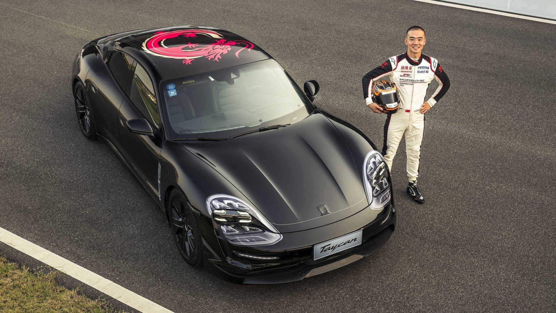 1920x1080 Porsche Drives A 2020 Taycan Prototype On Shanghai Streets, Desktop