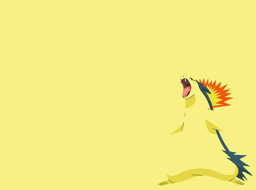 1040x770 Typhlosion Wallpaper 01, Desktop