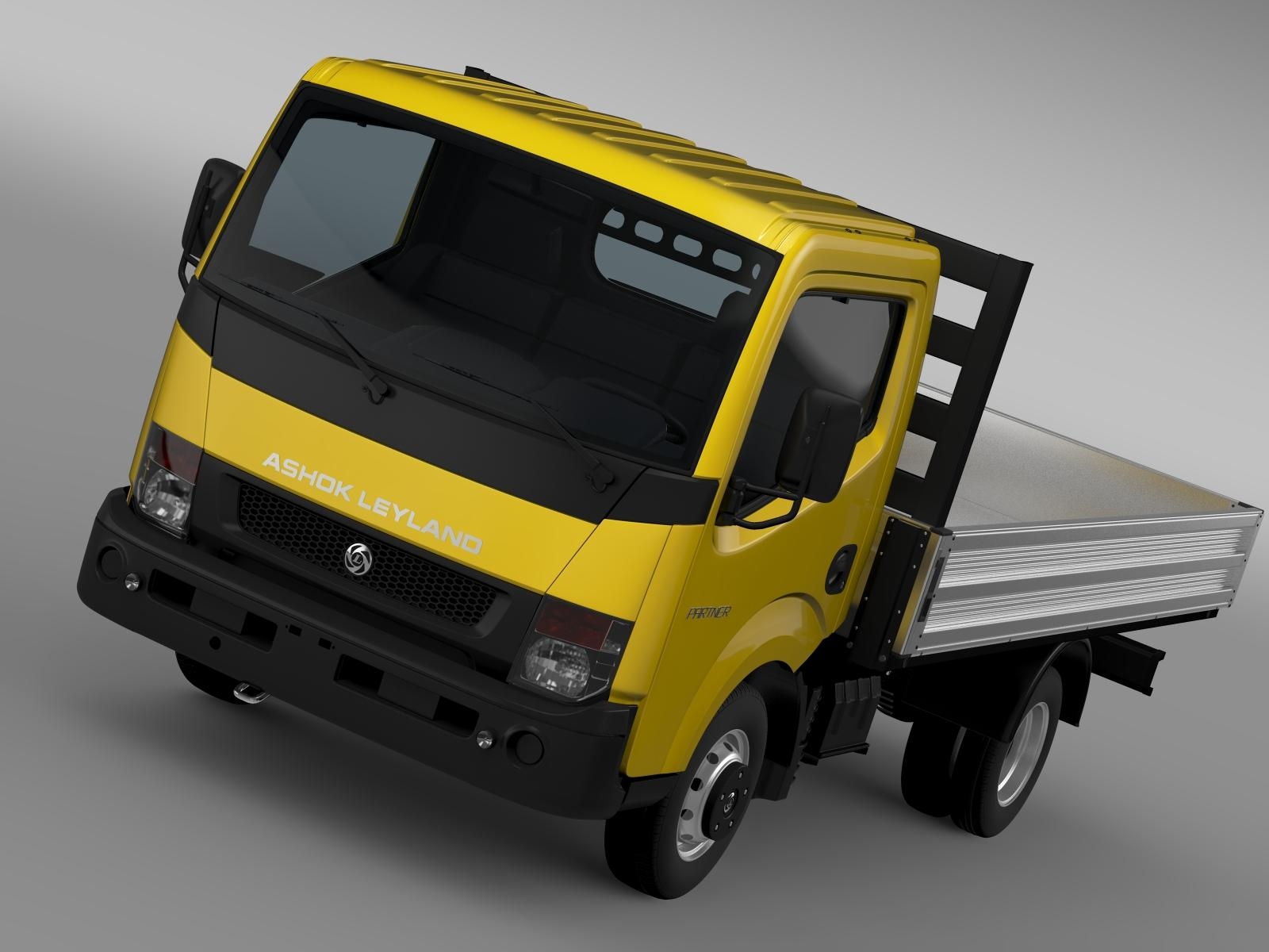 1600x1200 Ashok Leyland Partner Tipper 2015 3D Model, Desktop